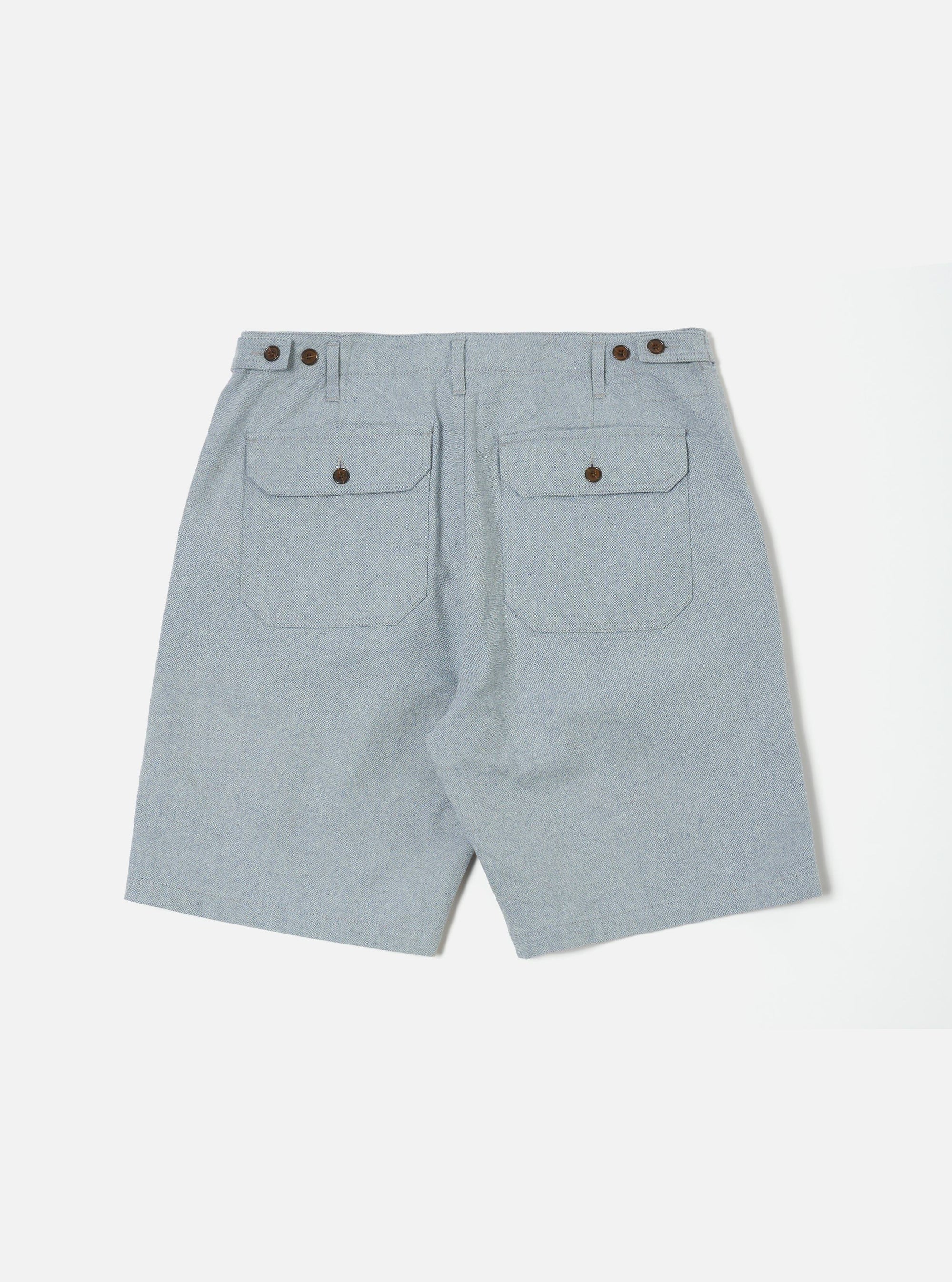 Indigo Reworked Jean Cloth Alva Short
