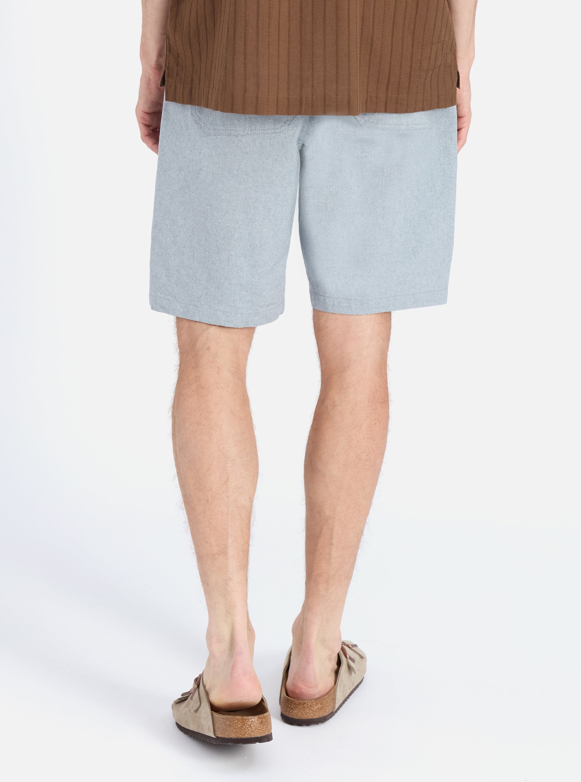 Indigo Reworked Jean Cloth Alva Short