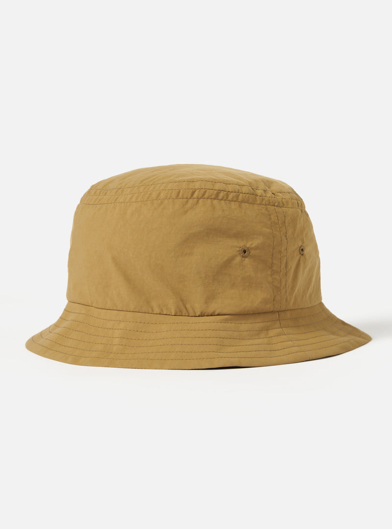 Dark Sand Peach Recycled Nylon Beach Hat