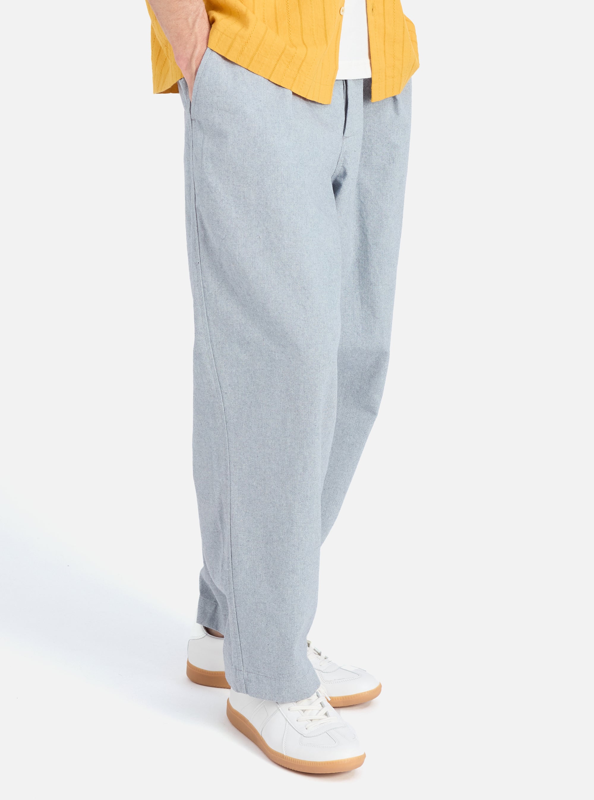 Indigo Reworked Jean Cloth Oxford Pant