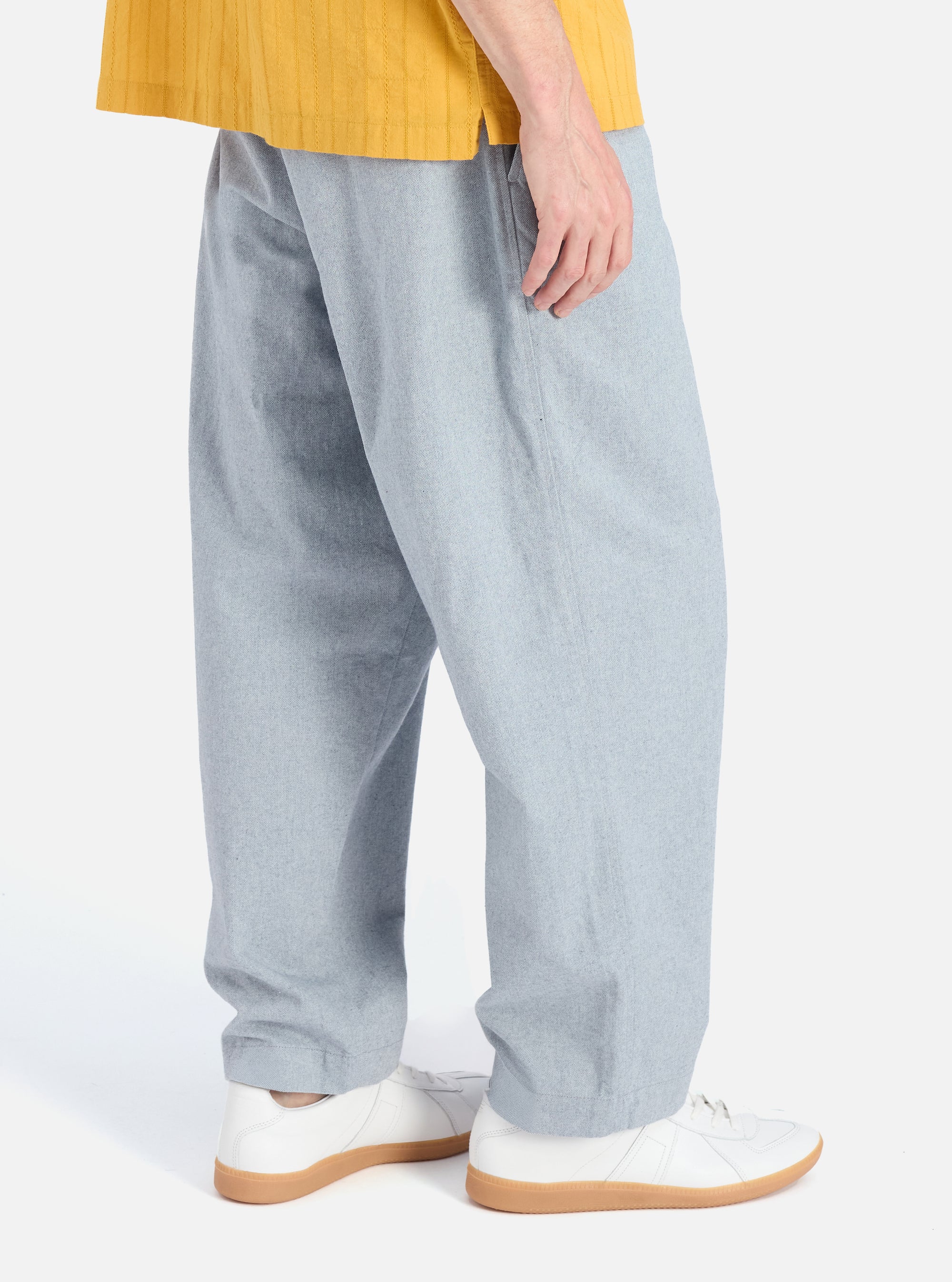 Indigo Reworked Jean Cloth Oxford Pant