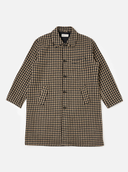 Men's Sand Cortina Tweed Long Swing Coat – Universal Works