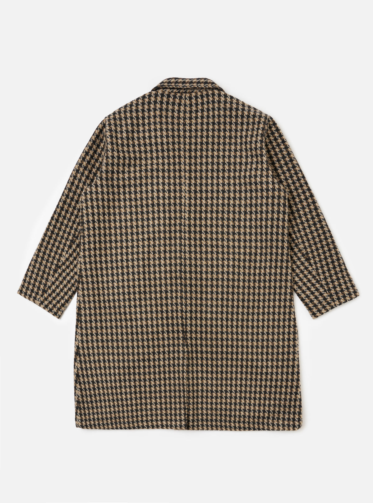 Sand Cortina Tweed Long Swing Coat