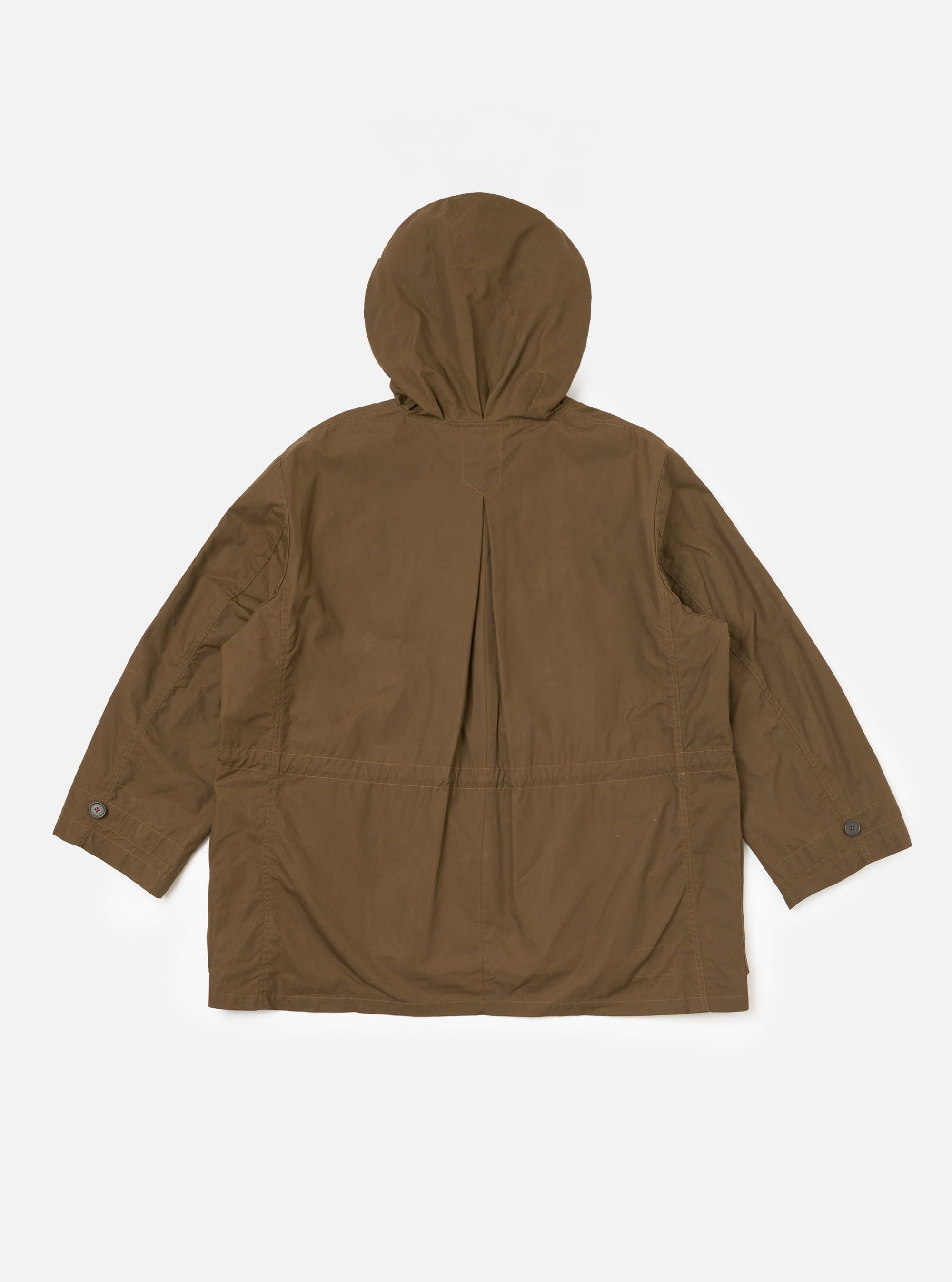 Brown British Wax Cotton Boston Parka
