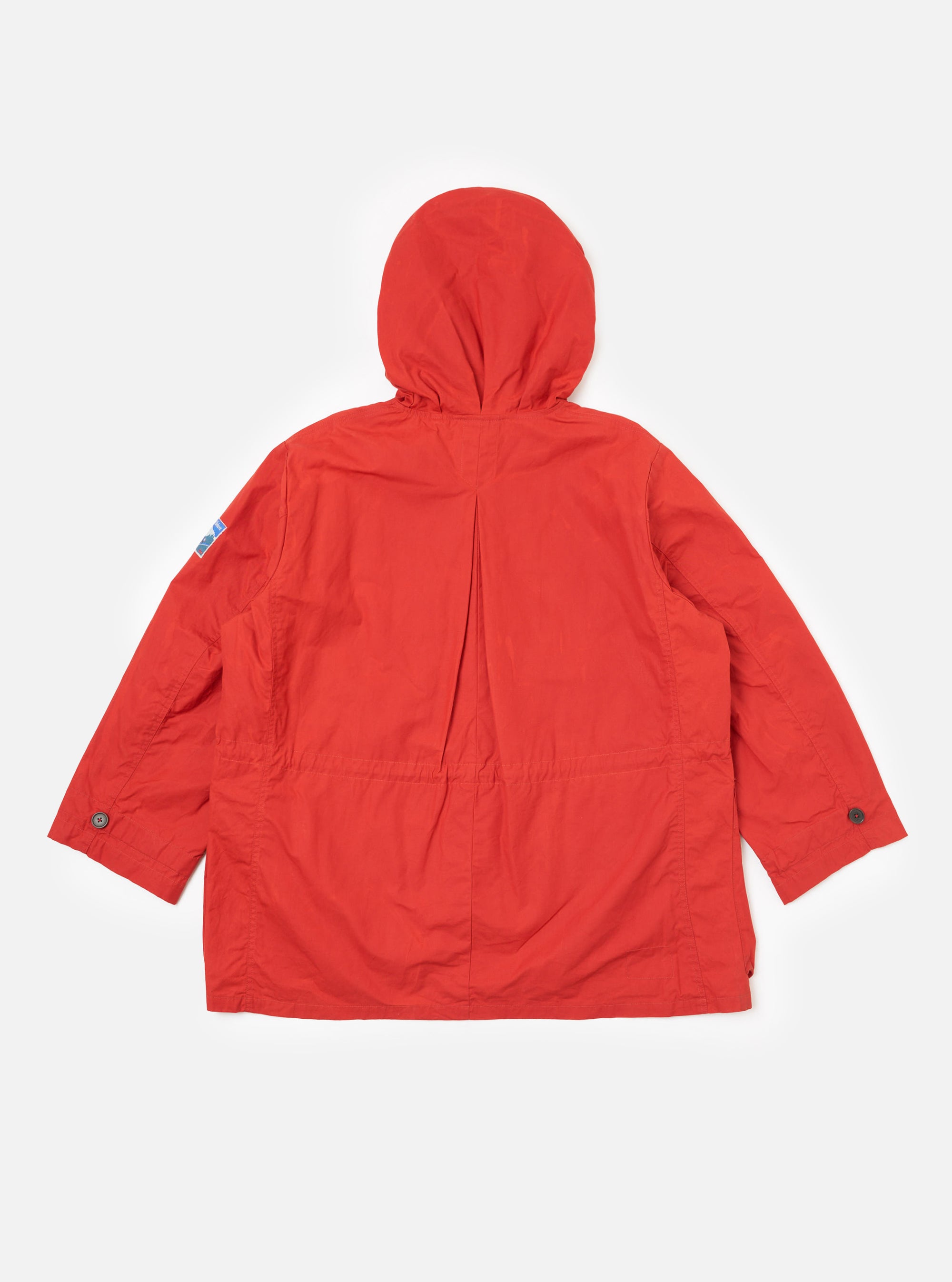 Orange British Wax Cotton Boston Parka
