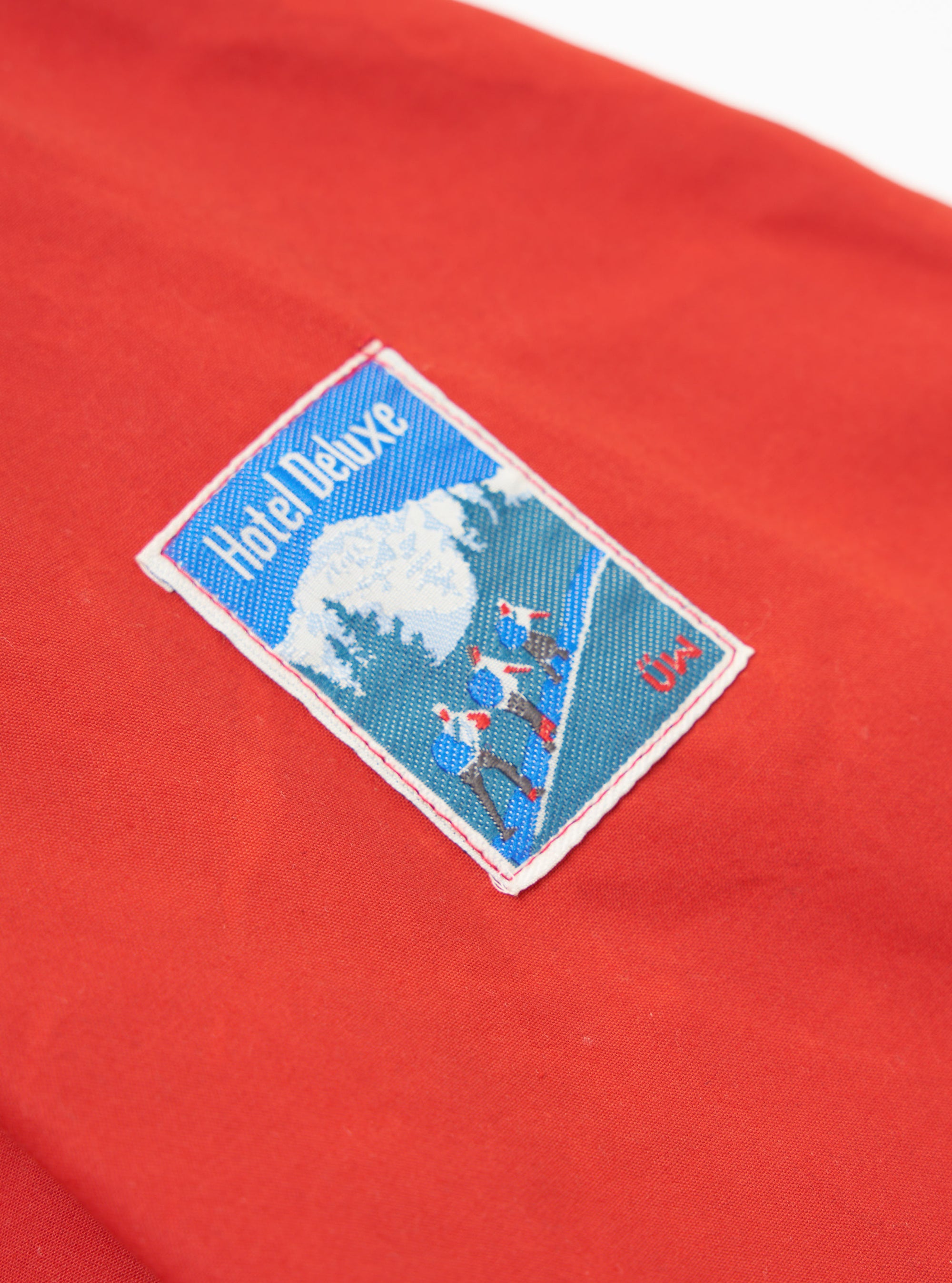 Orange British Wax Cotton Boston Parka