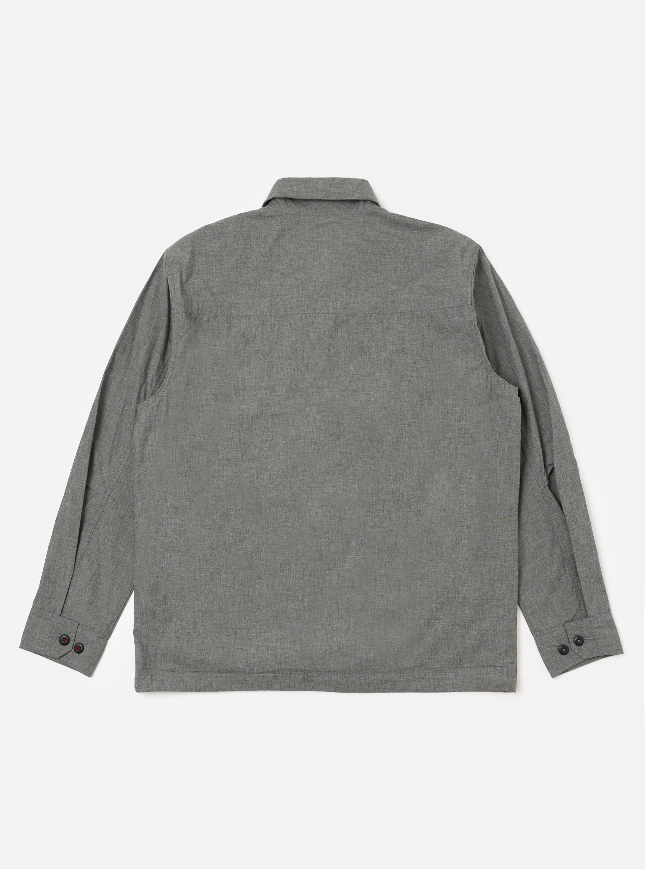 Men's Charcoal Organic Chambray Parachute Field Jacket – Universal