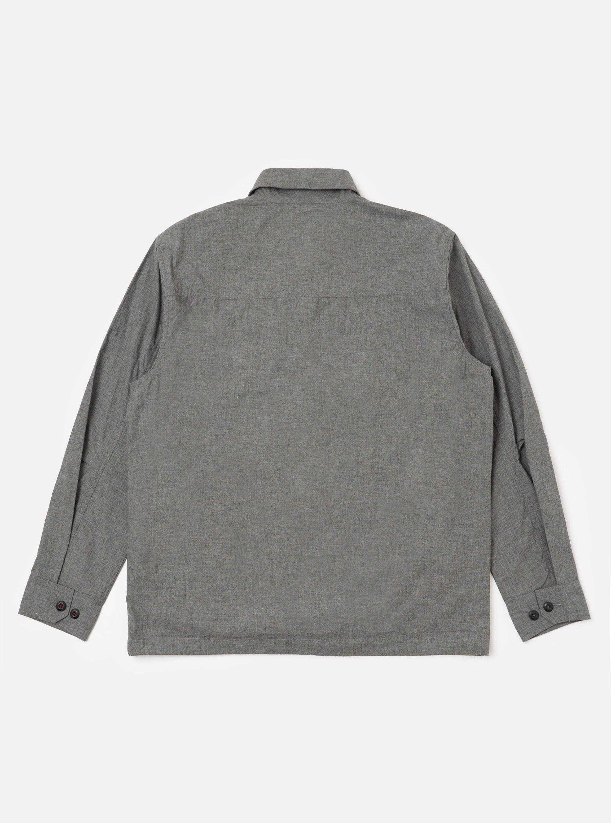 Charcoal Organic Chambray Parachute Field Jacket