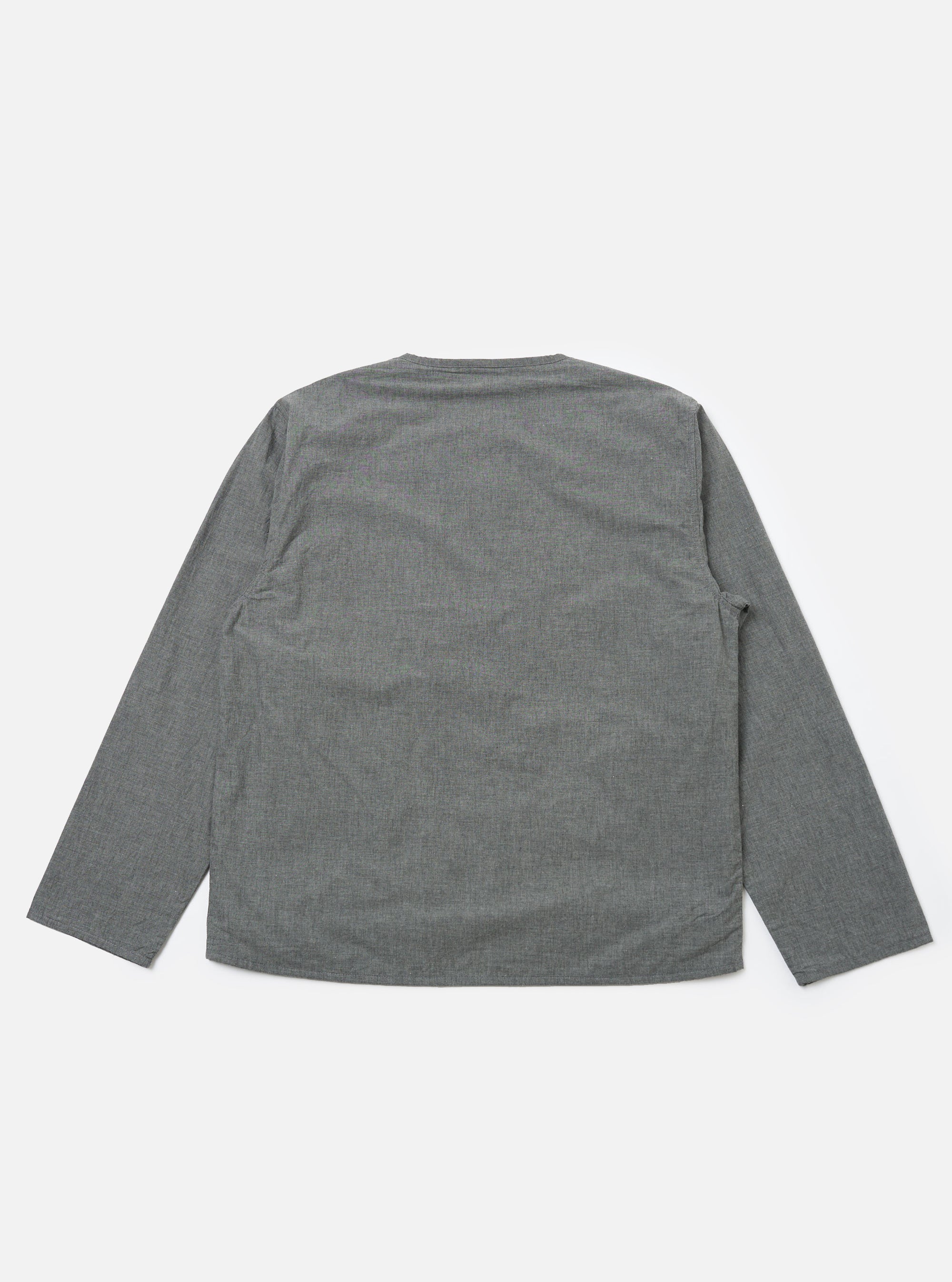 Charcoal Organic Chambray Parachute Liner Jacket