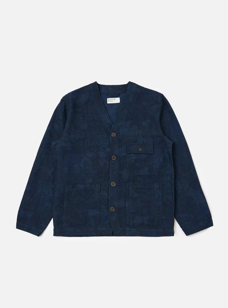 Black/Indigo Denim Camo Cabin Jacket