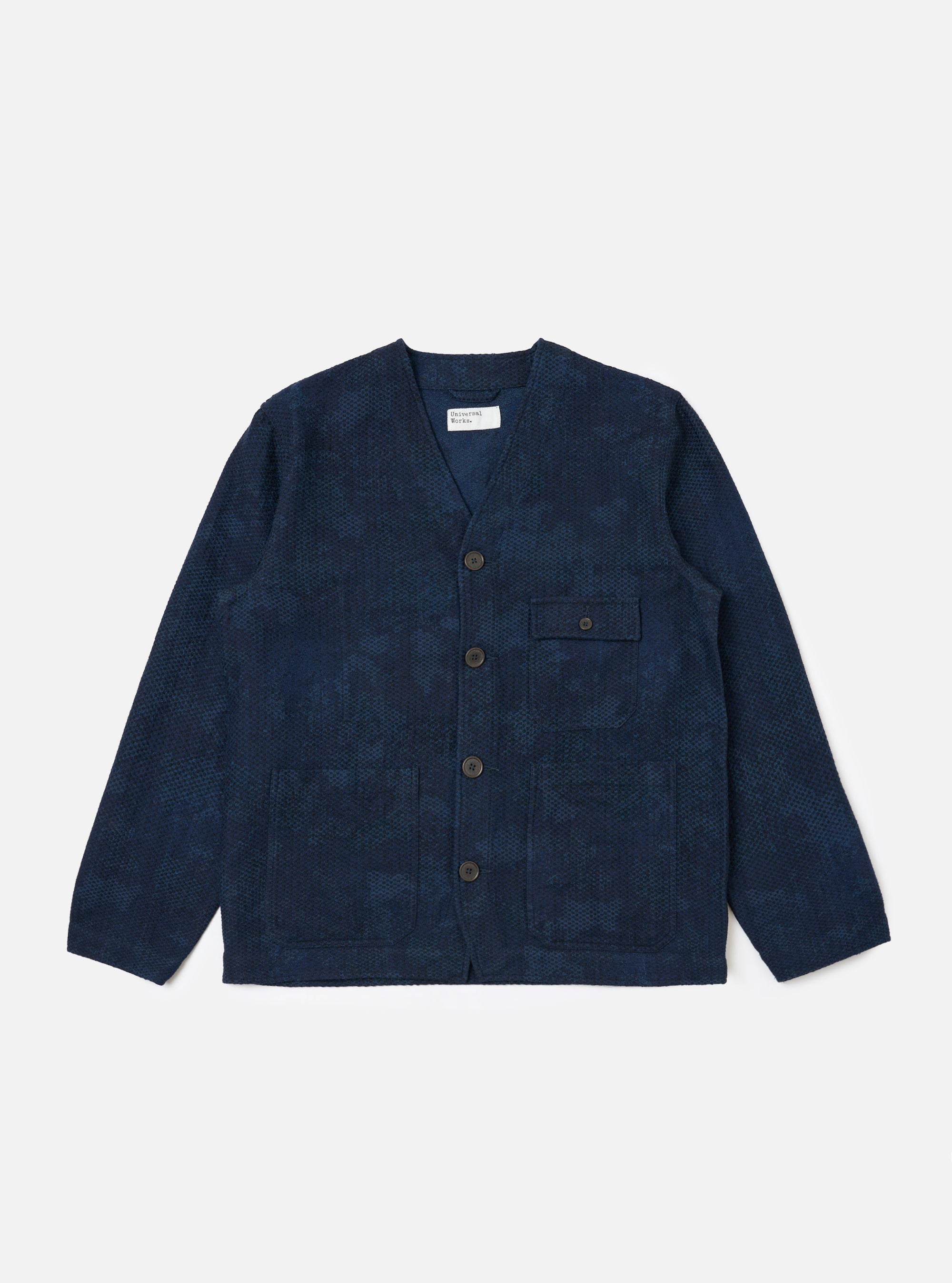 Black/Indigo Denim Camo Cabin Jacket