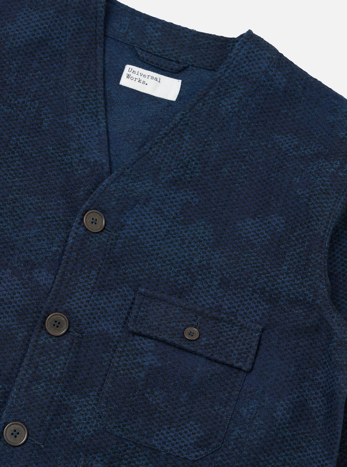 Black/Indigo Denim Camo Cabin Jacket