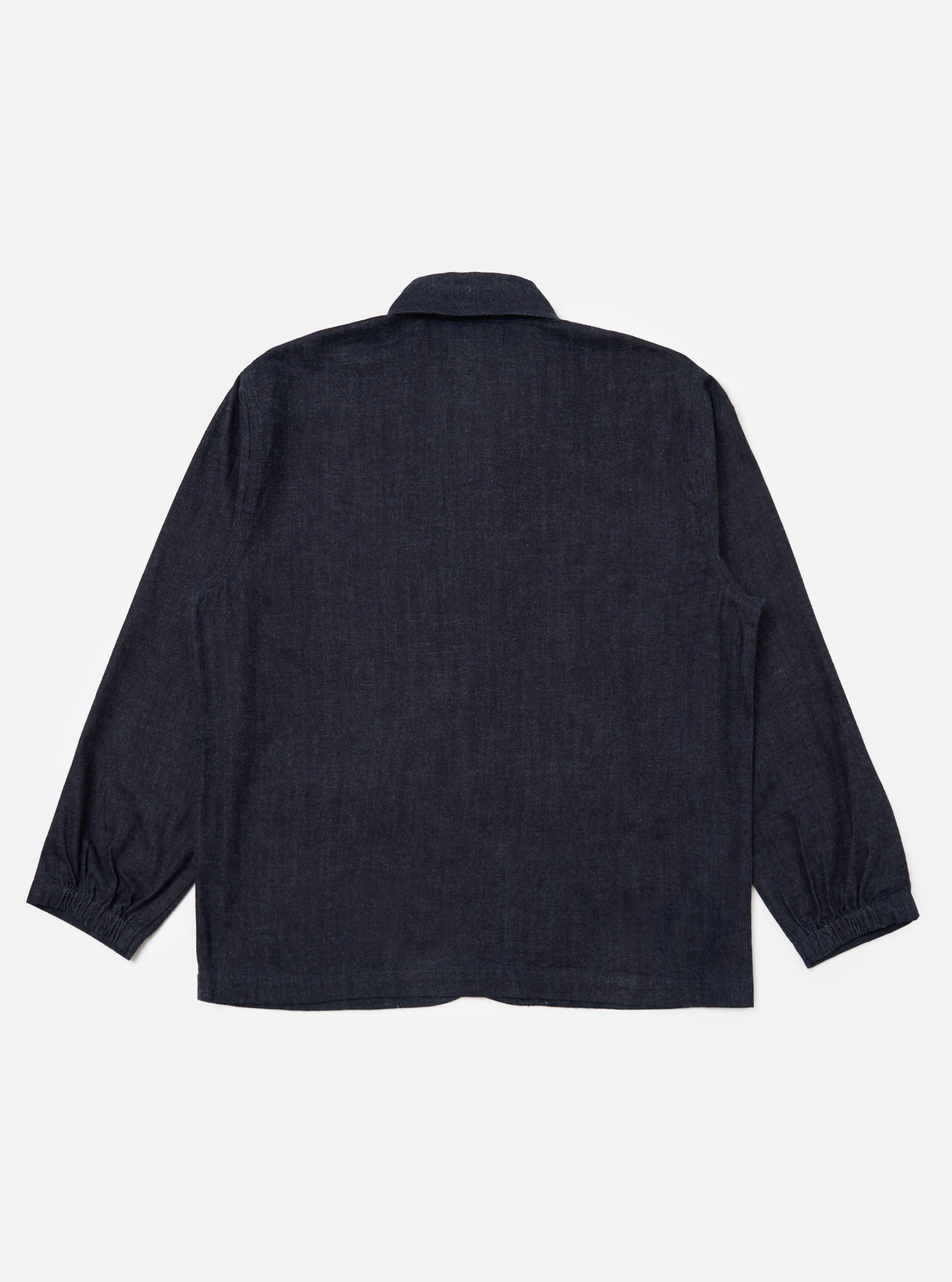 Indigo Brushed Denim Labour Jacket