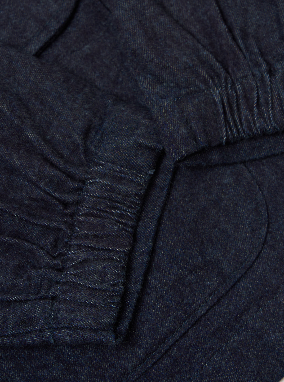 Indigo Brushed Denim Labour Jacket