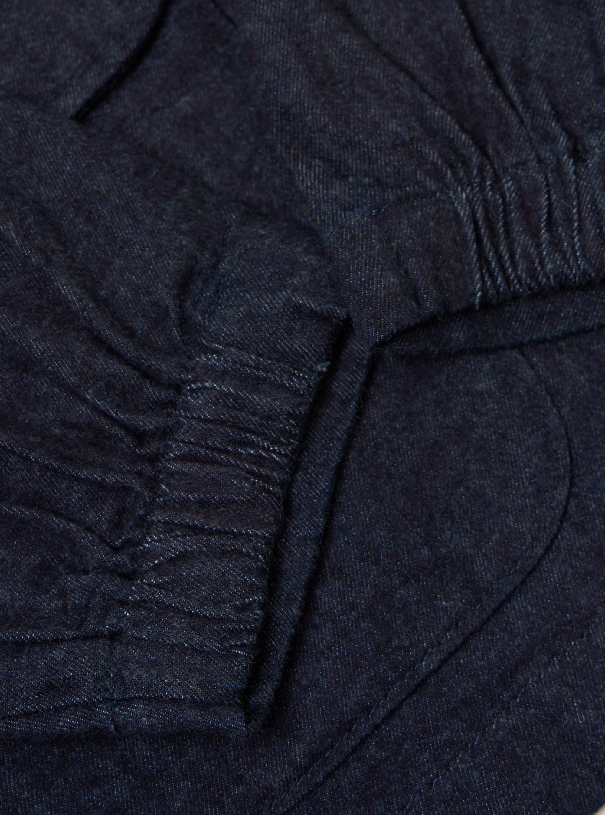 Indigo Brushed Denim Labour Jacket