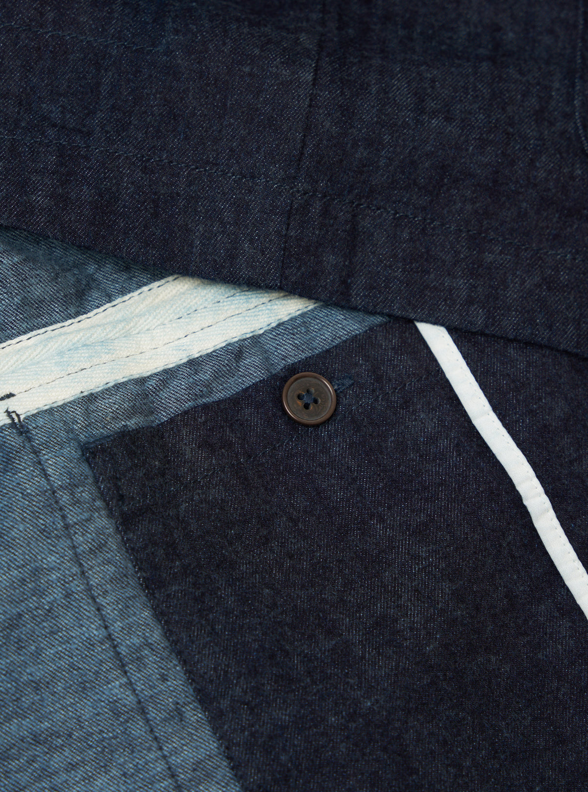 Indigo Brushed Denim Labour Jacket