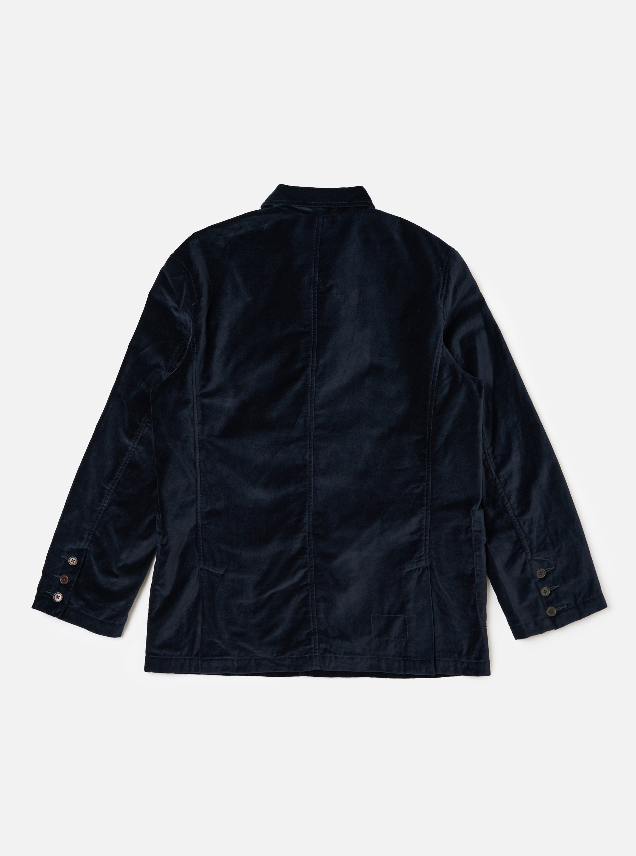 Men's Navy Velveteen Manor Jacket – Universal Works