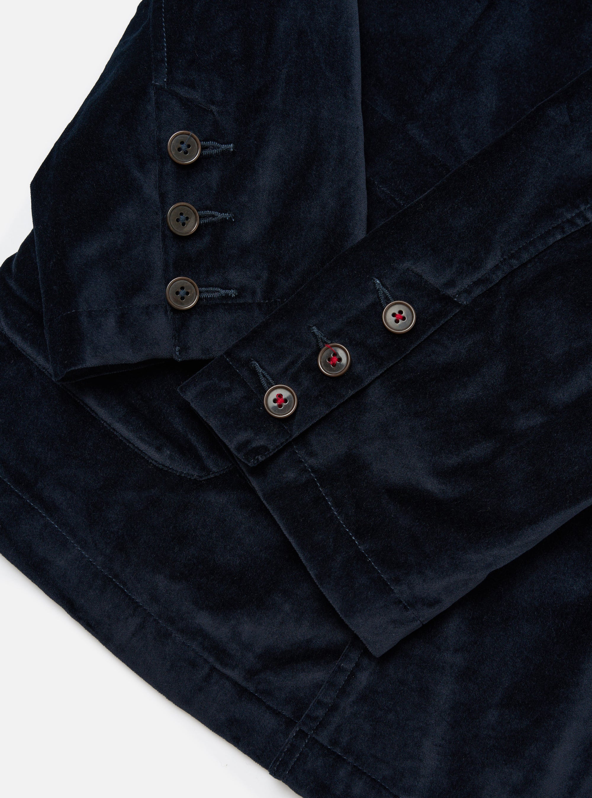 Navy Velveteen Manor Jacket
