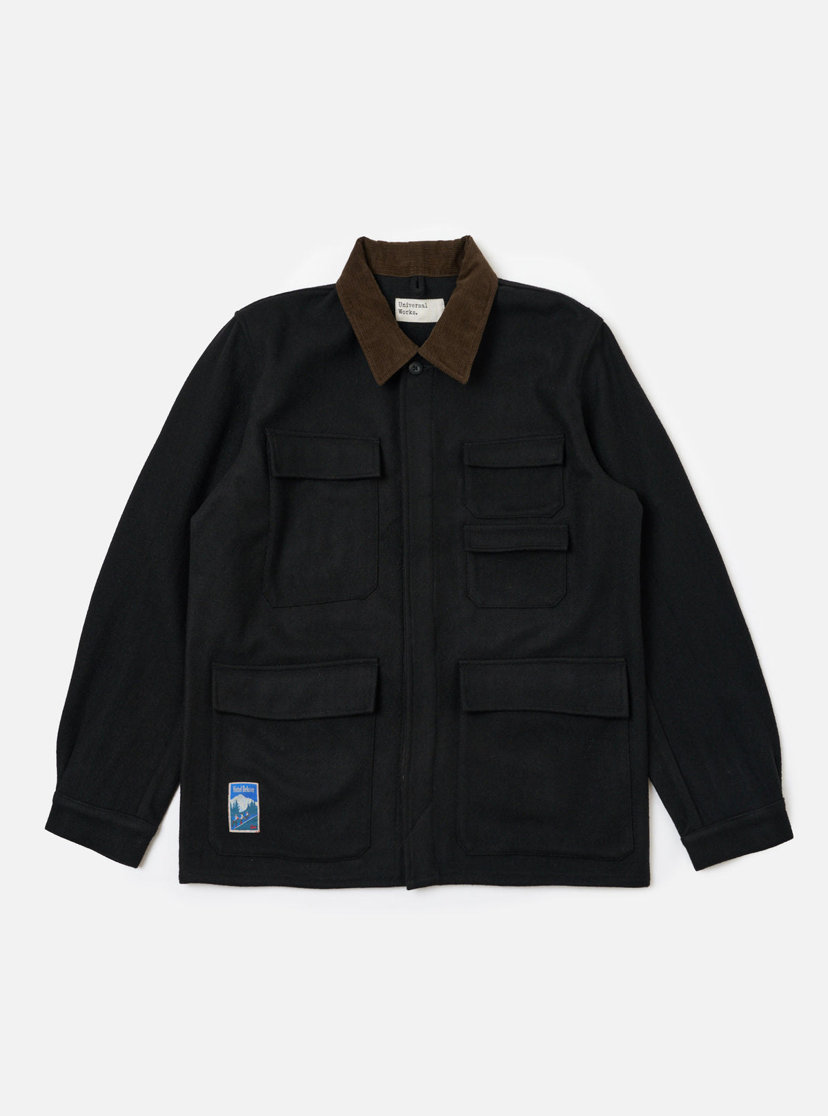 Black Mowbray Military Fatigue Jacket
