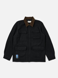 Black Mowbray Military Fatigue Jacket