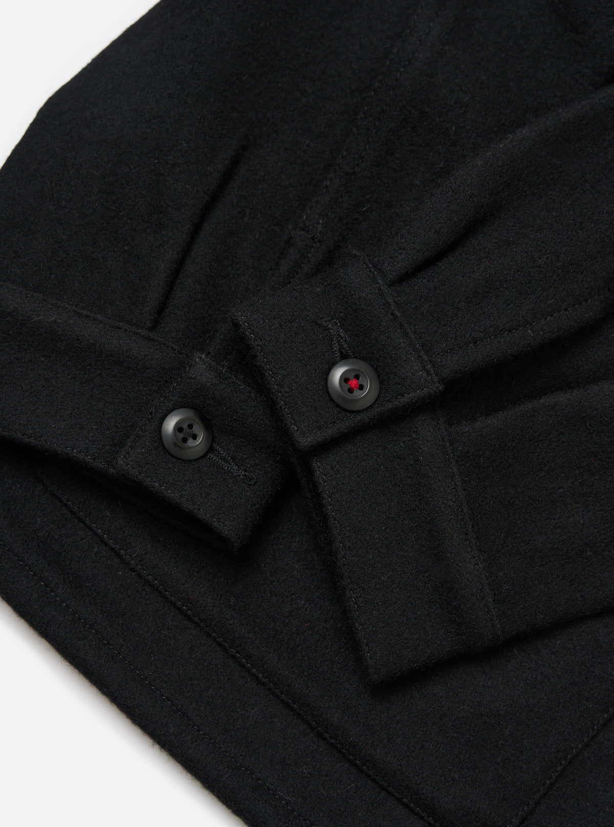 Black Mowbray Military Fatigue Jacket