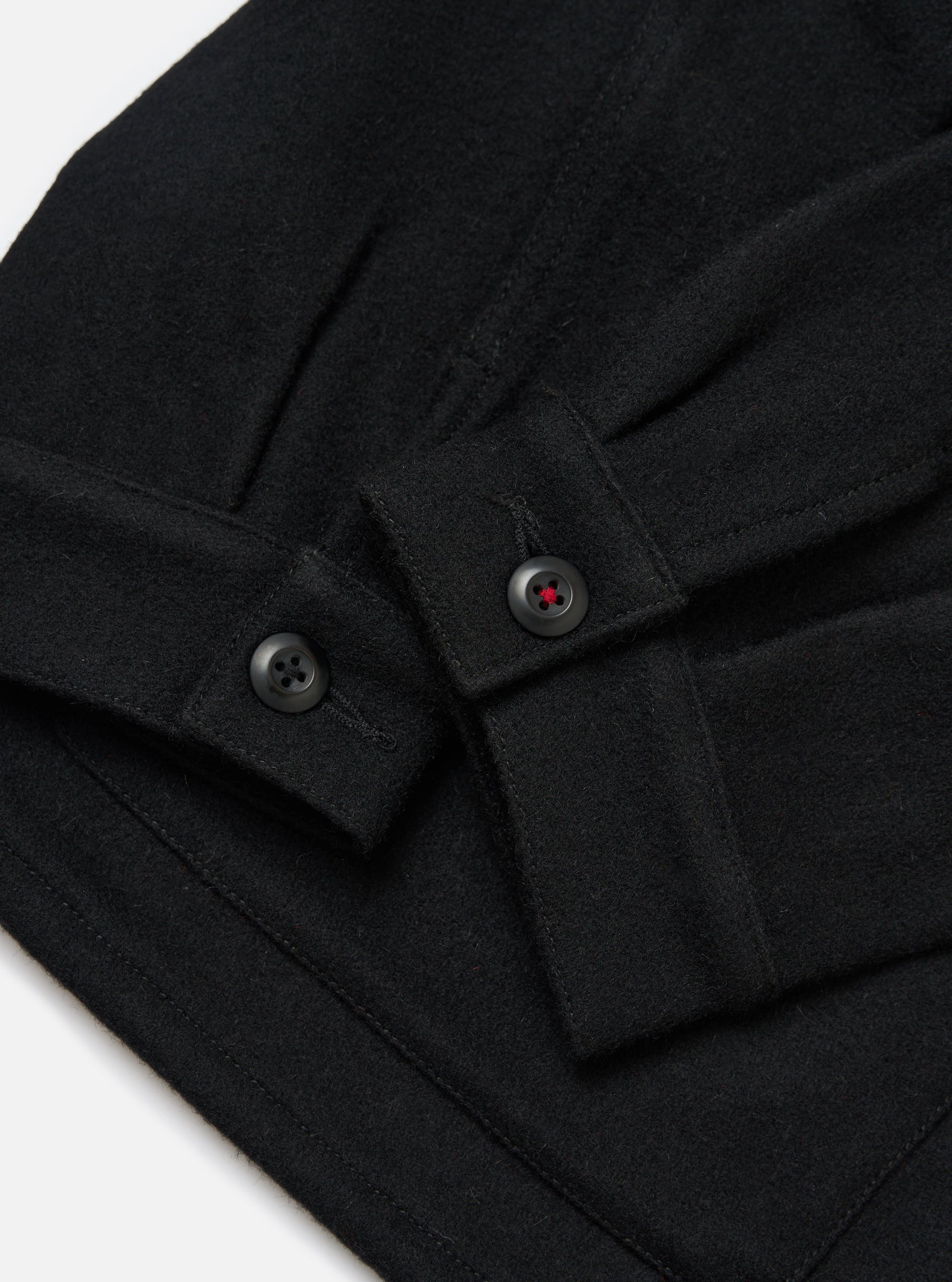 Black Mowbray Military Fatigue Jacket