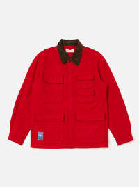 Red Mowbray Military Fatigue Jacket