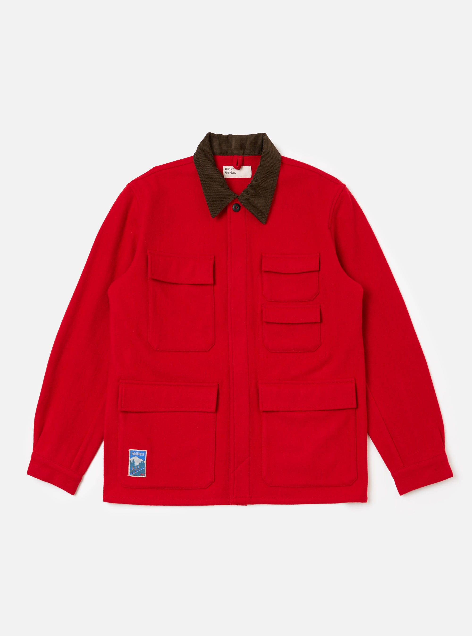 Red Mowbray Military Fatigue Jacket