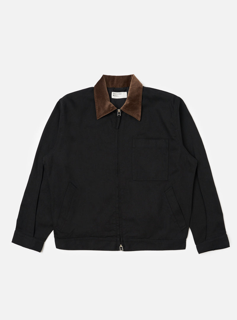 Black Works Twill Rose Bowl Jacket