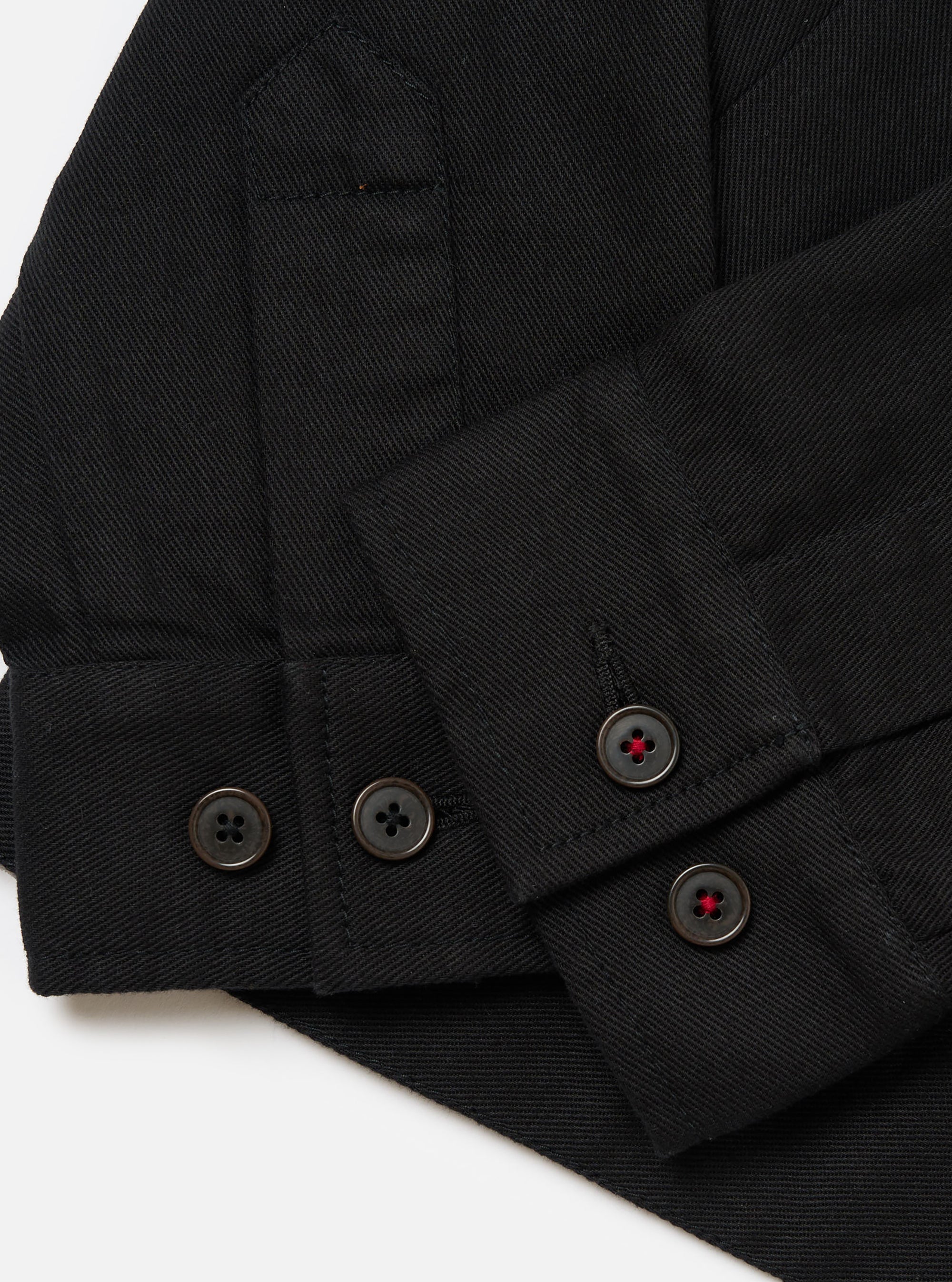 Black Works Twill Rose Bowl Jacket