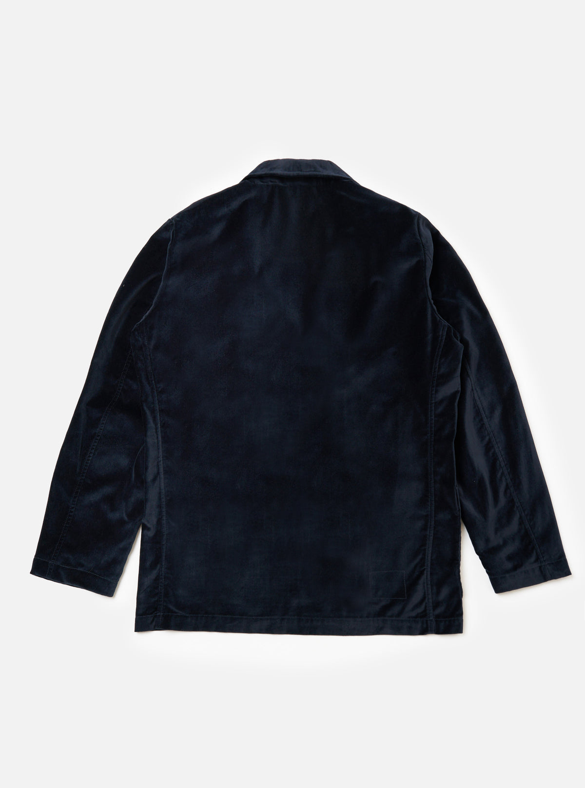 Navy Velveteen Two Button Jacket