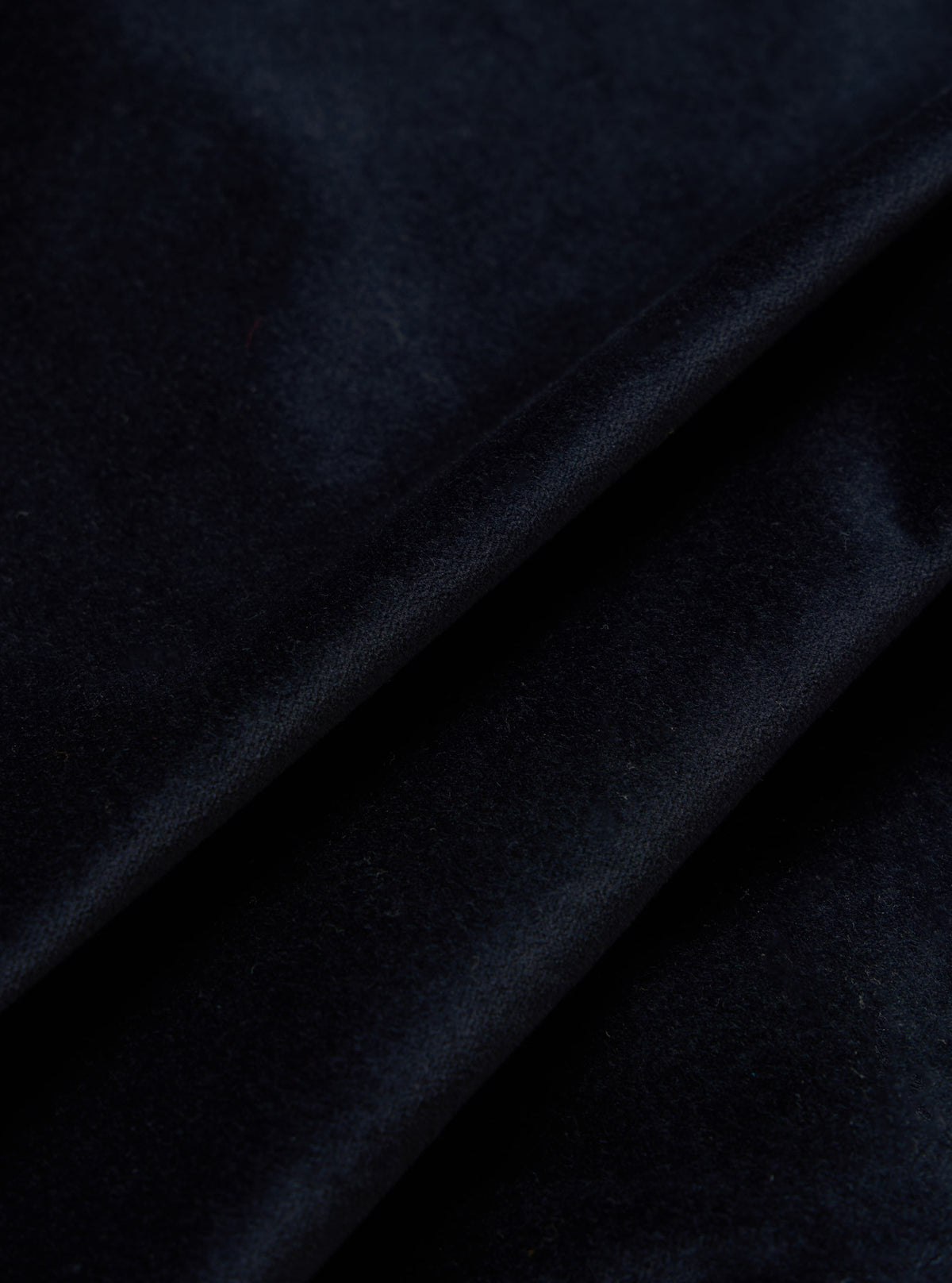 Navy Velveteen Two Button Jacket