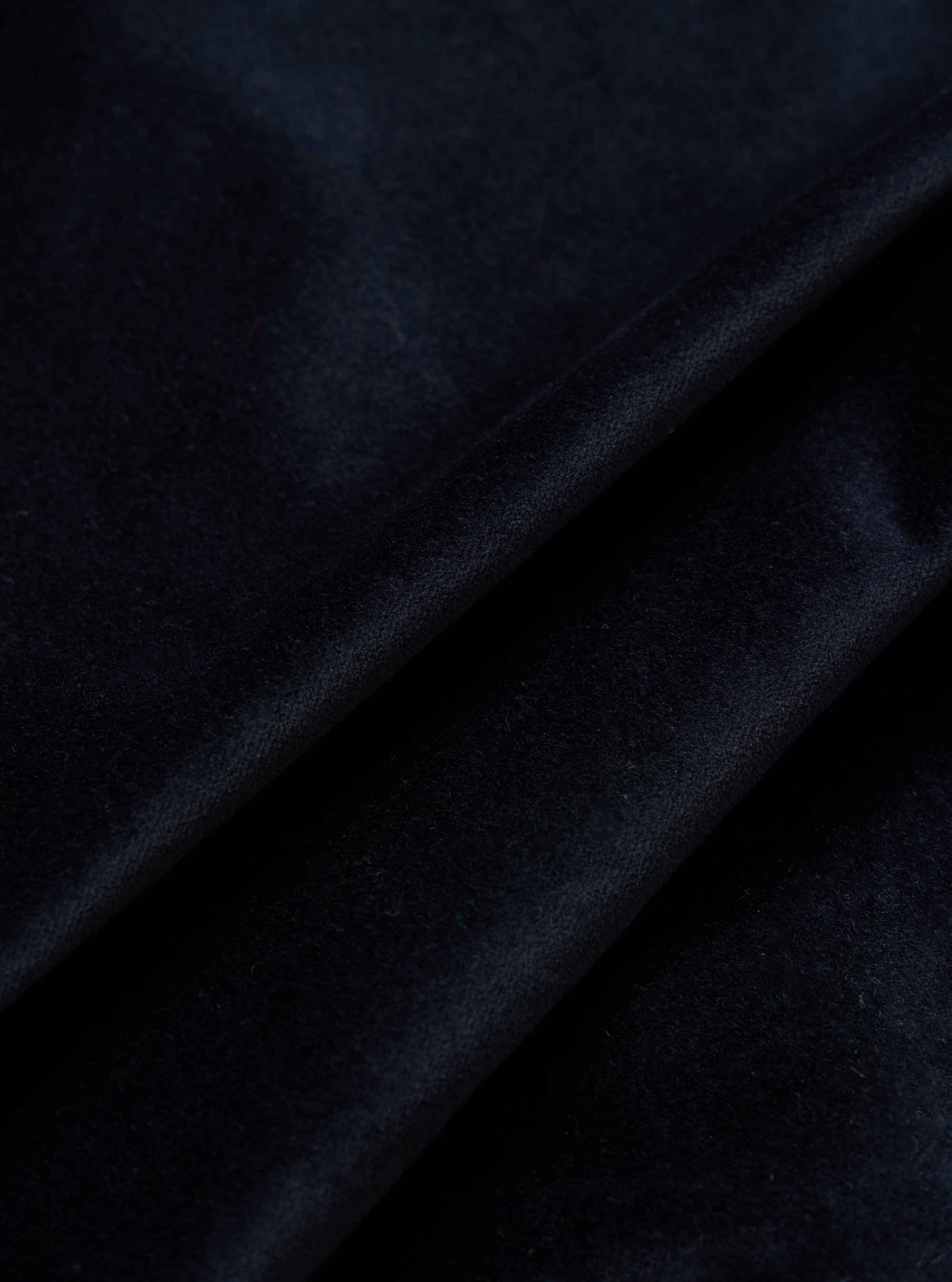 Navy Velveteen Two Button Jacket