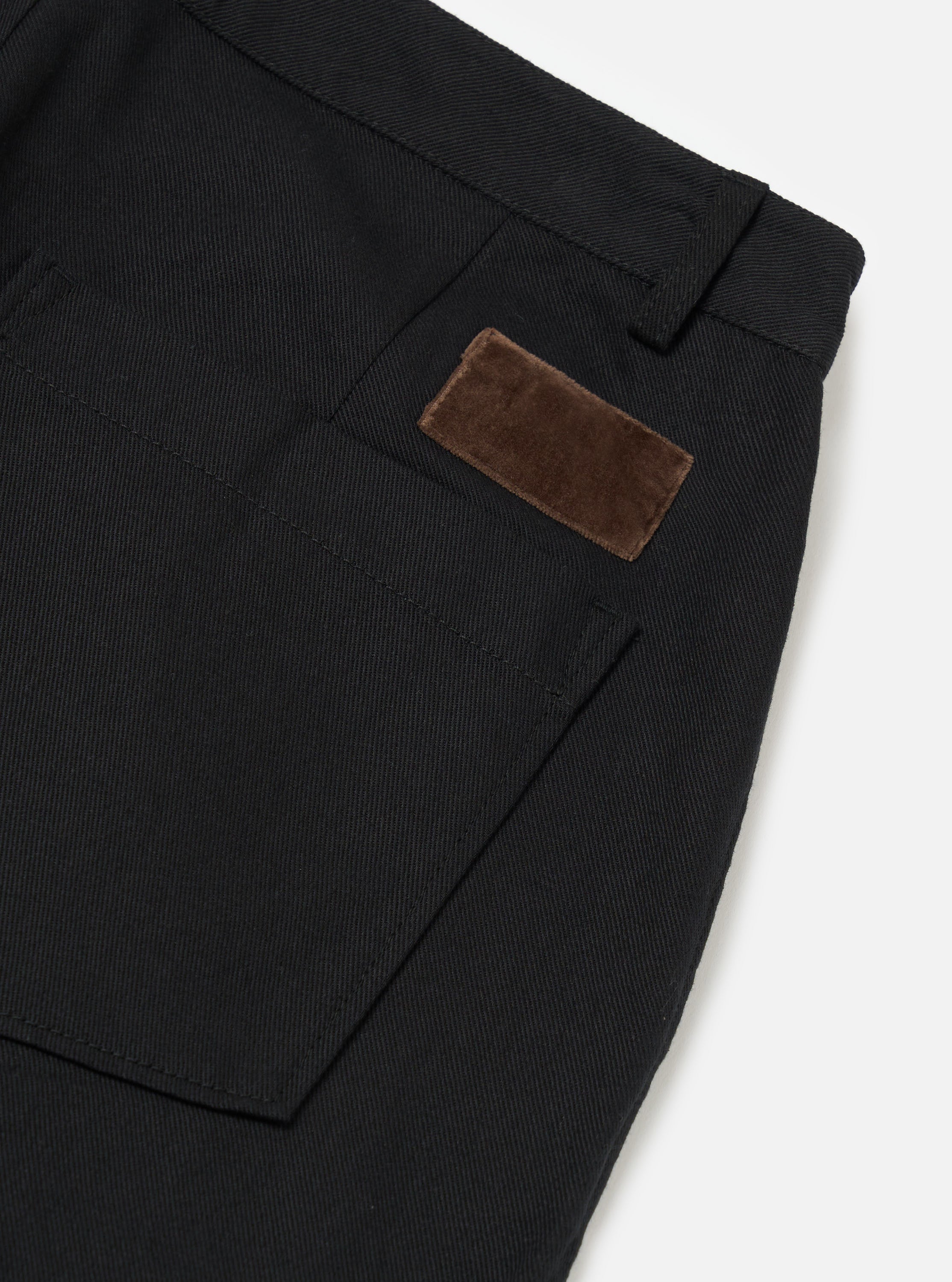 Men's Black Twill Duke Wide Leg Pant – Universal Works