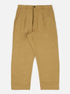 The Khaki Works Twill Duke Pant in khaki twill on a white background. The pants have a relaxed fit.