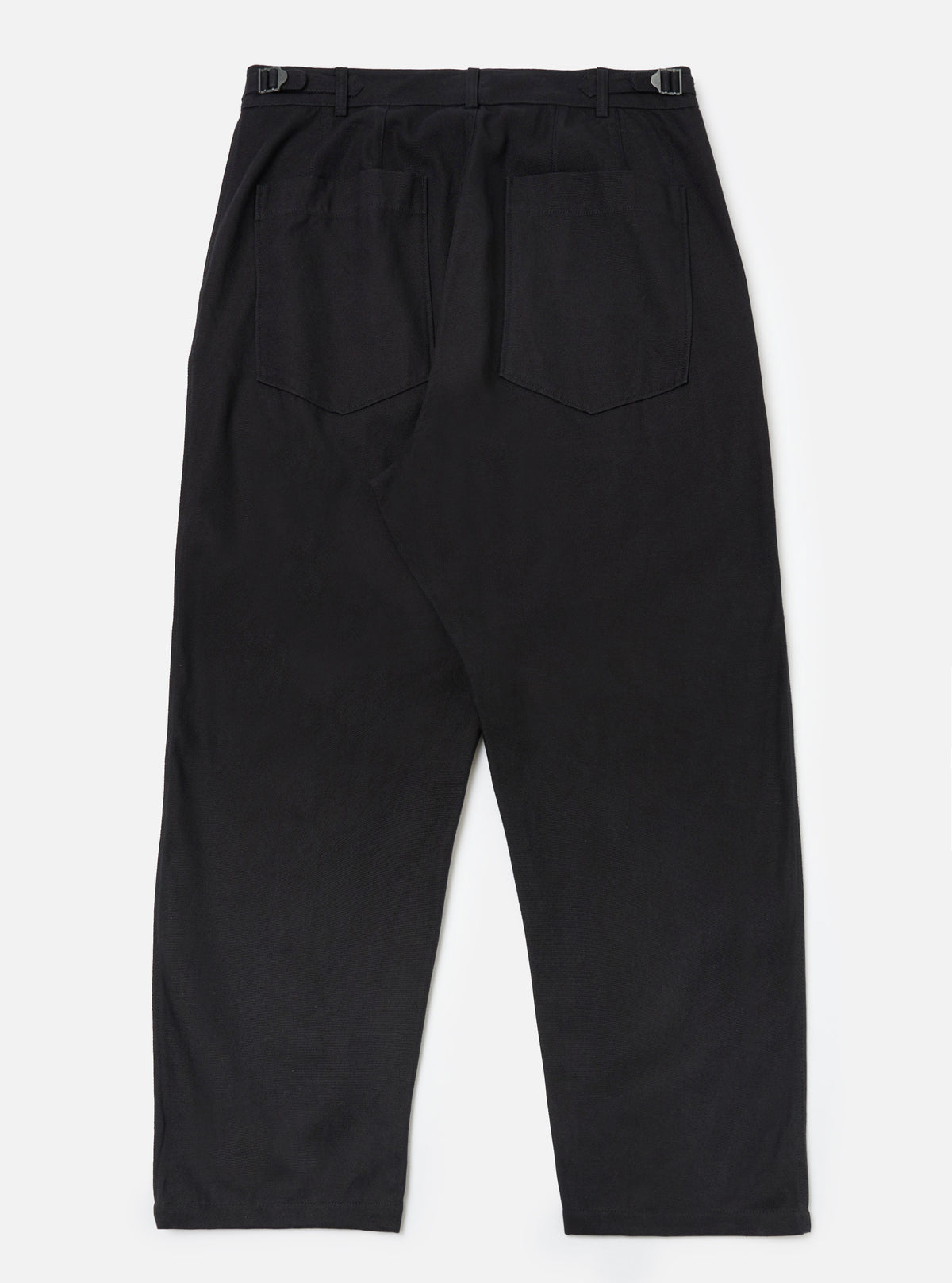 Black Organic Canvas Dutch Pant