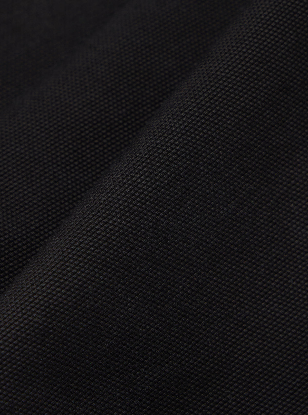 Black Organic Canvas Dutch Pant