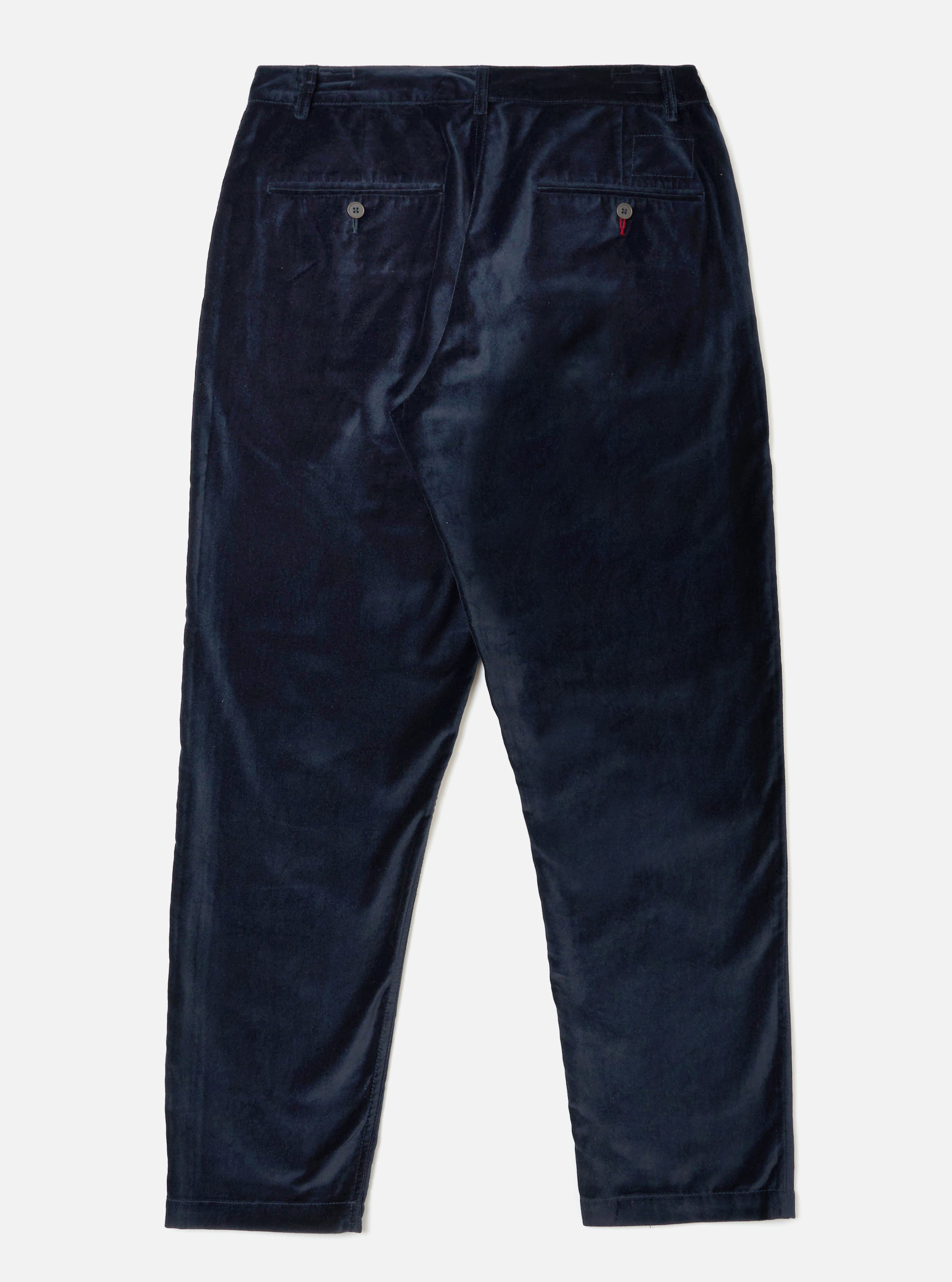 Men's Navy Velveteen Military Chino – Universal Works