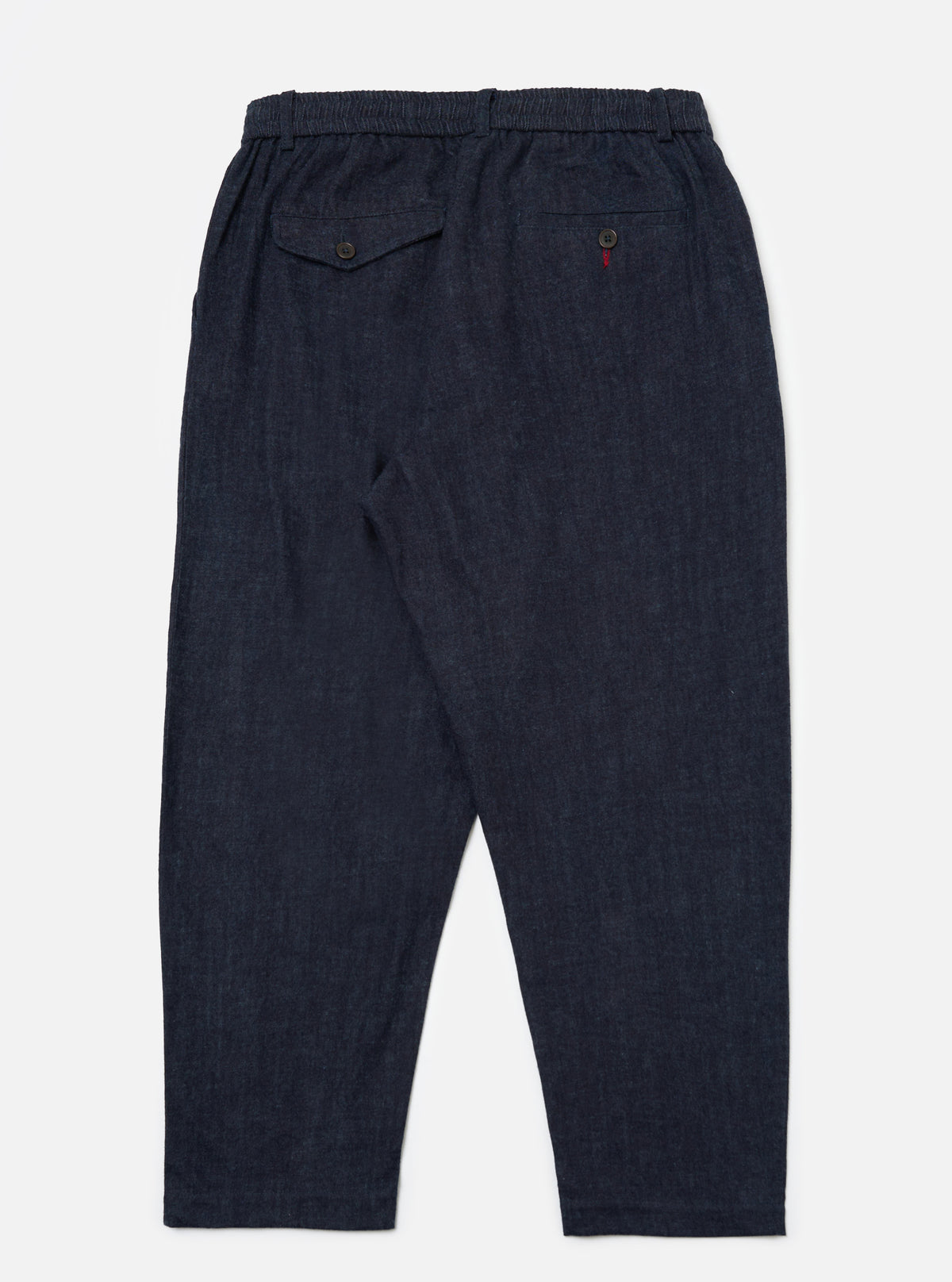 Indigo Brushed Denim Oxford Pant