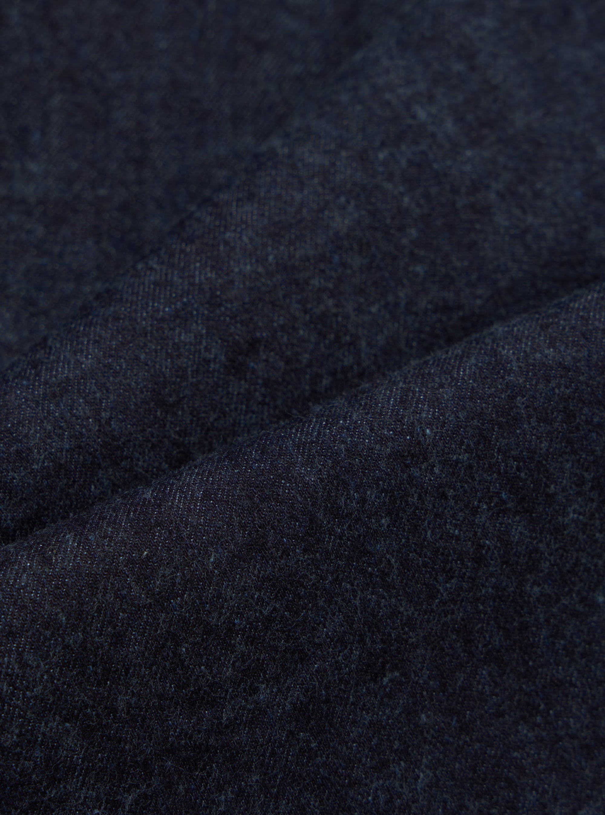 Indigo Brushed Denim Oxford Pant