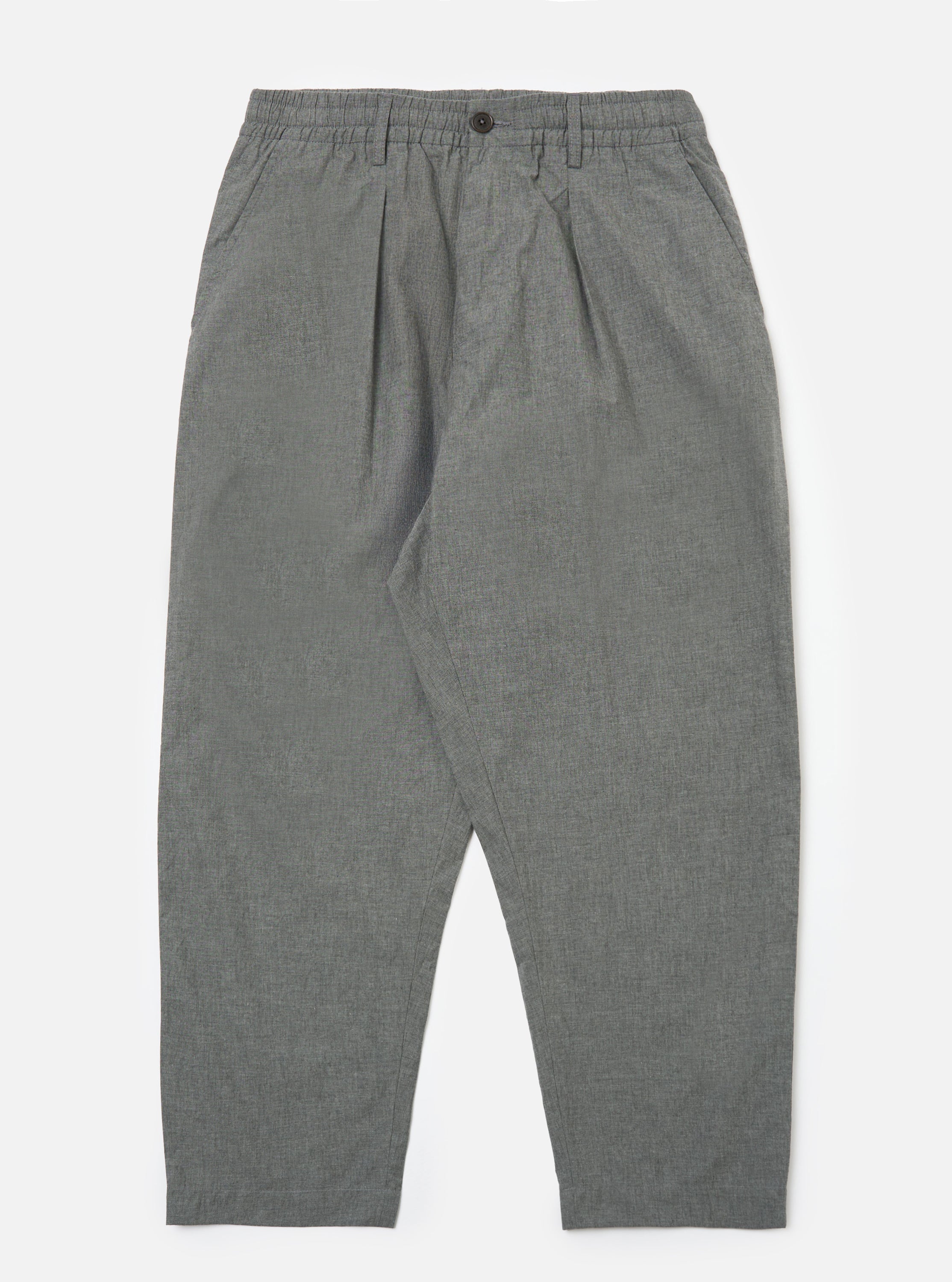 Men's Charcoal Organic Chambray Oxford Pant – Universal Works