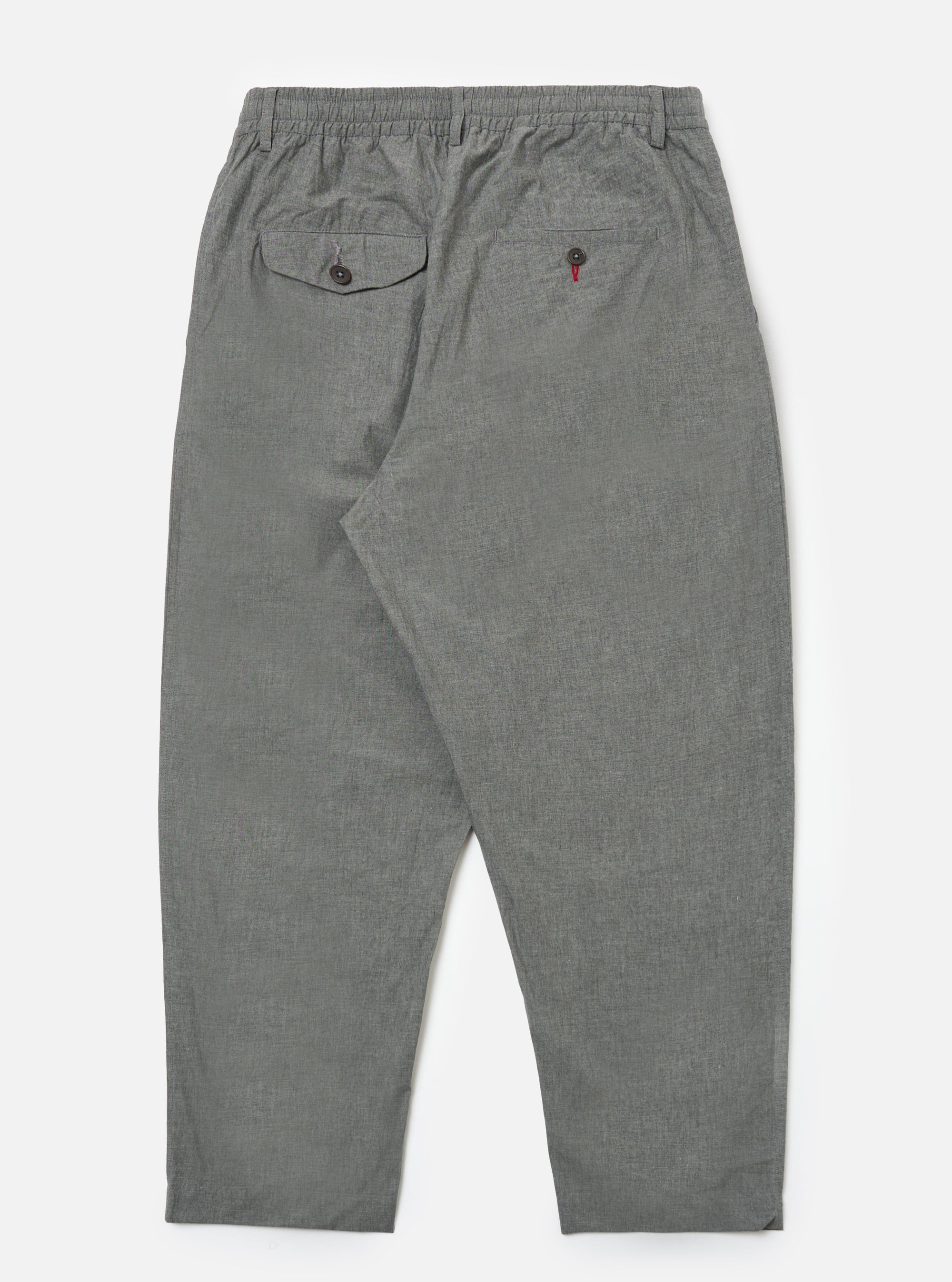 Charcoal Organic Chambray Oxford Pant