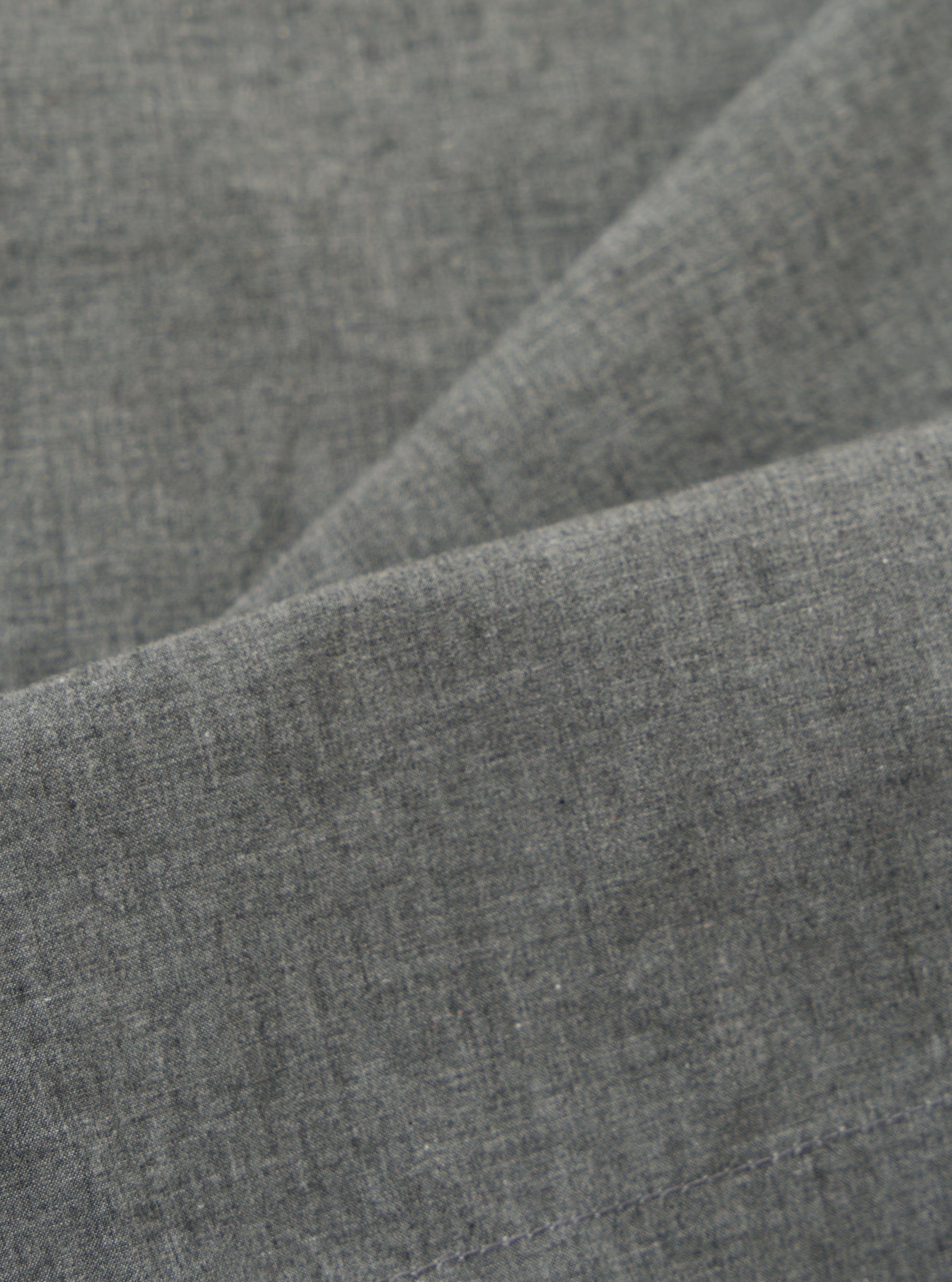 Charcoal Organic Chambray Oxford Pant