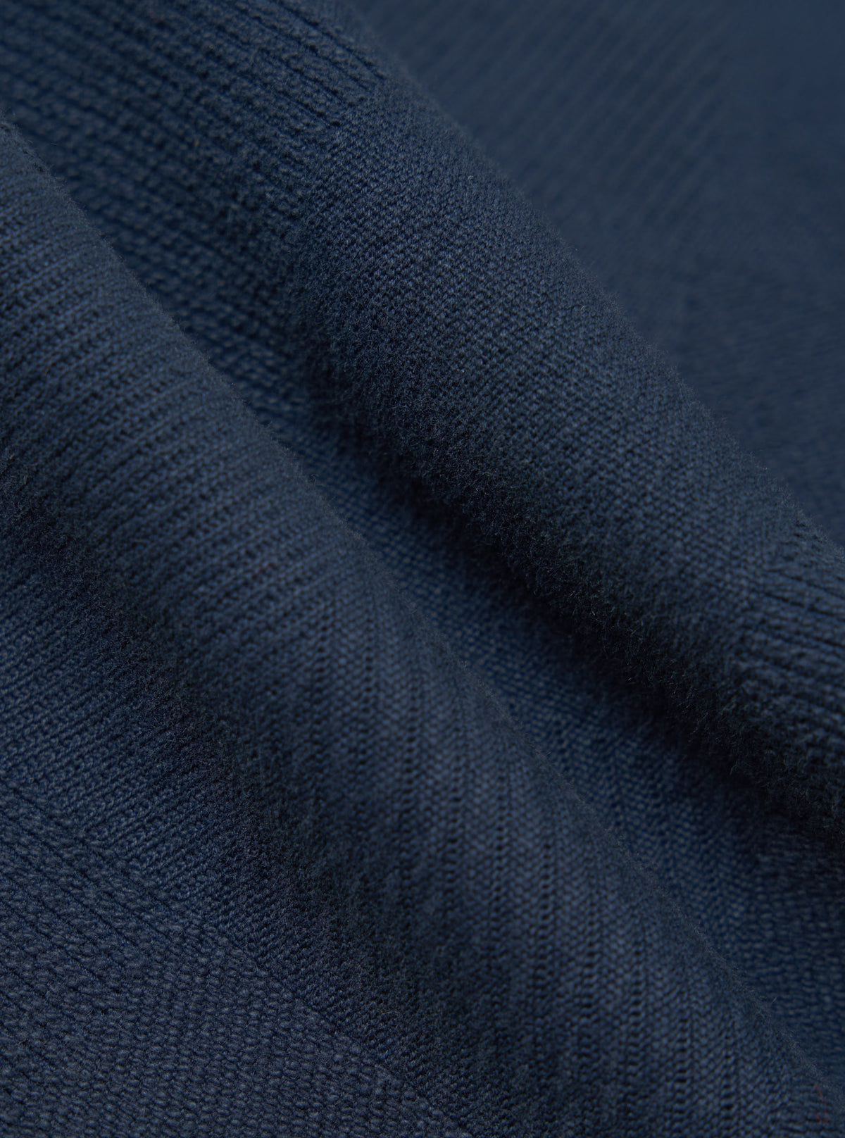 Dark Navy Patchwork Weave Cotton Pleated Track Pant