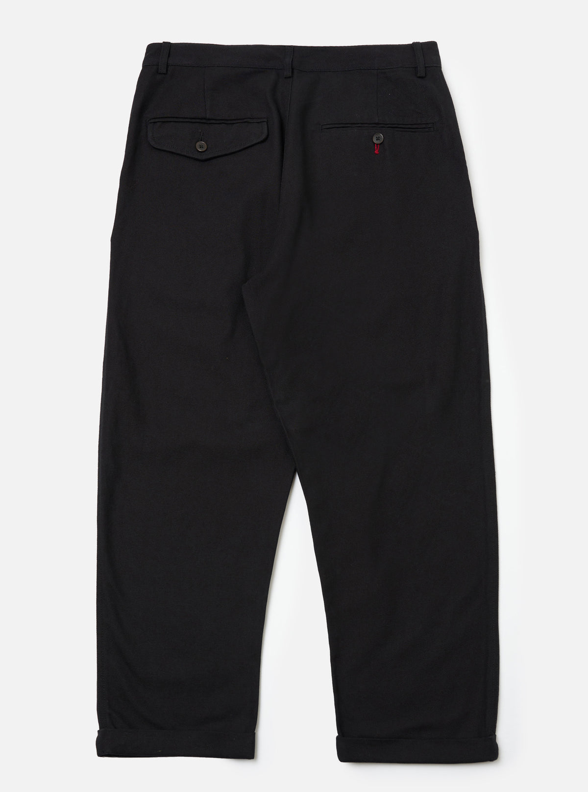 Black Organic Canvas Super Chino