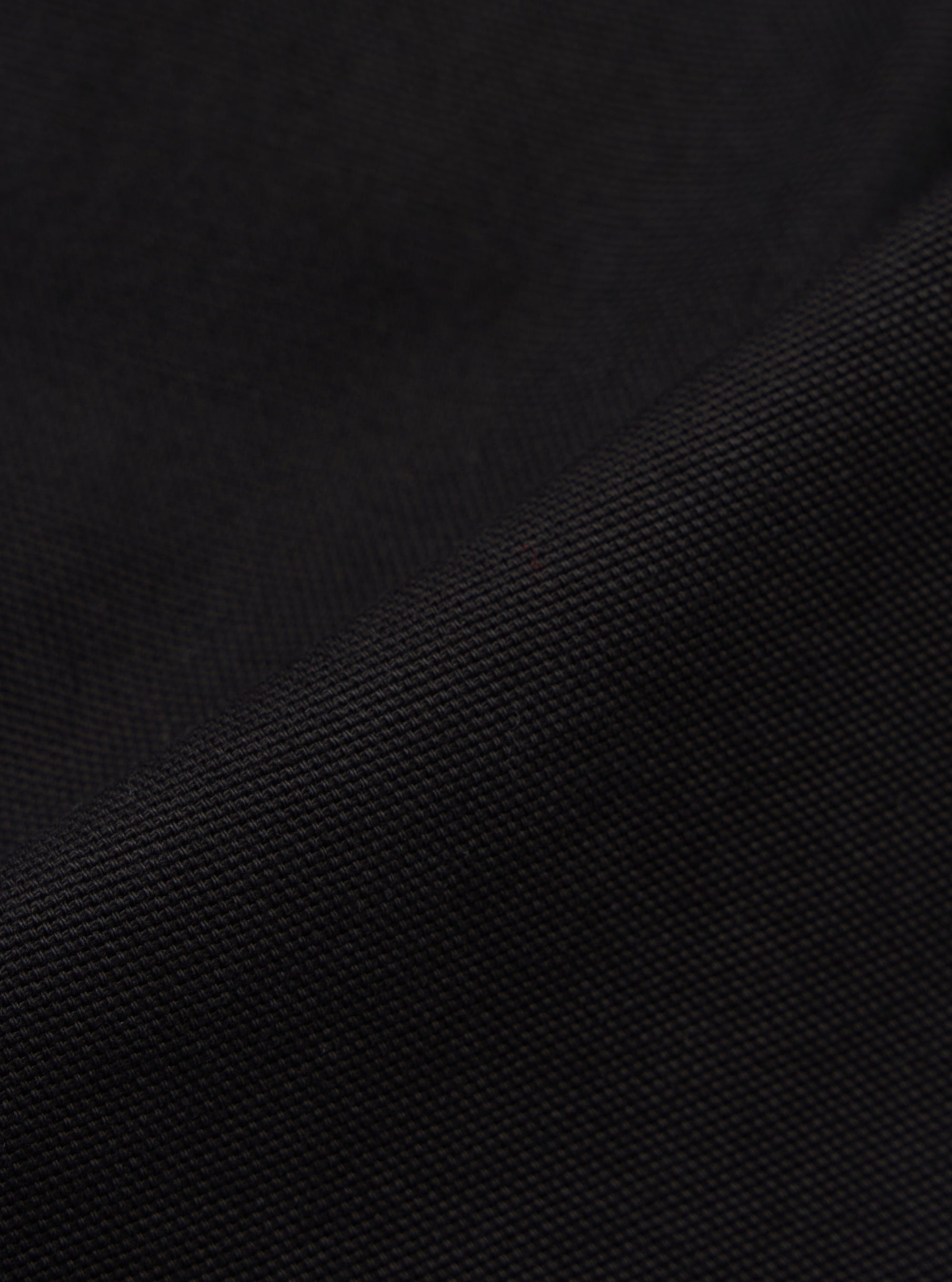 Black Organic Canvas Super Chino