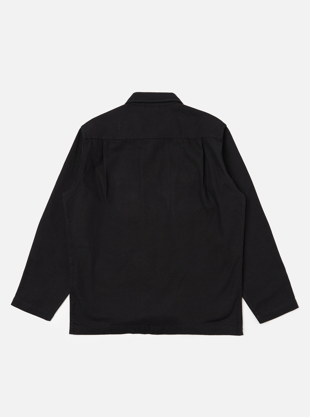 Black Organic Canvas Dockside Overshirt