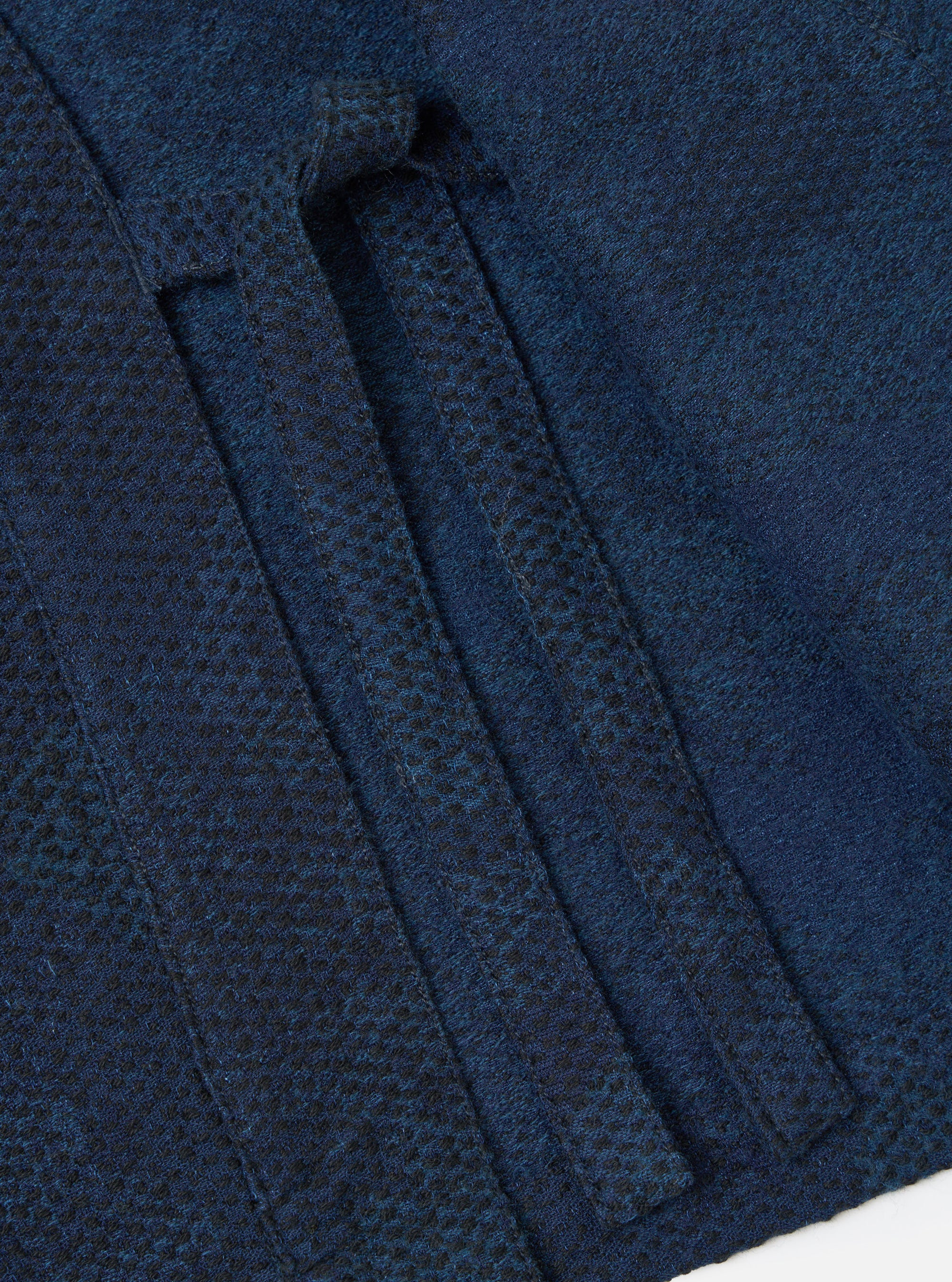 Black/Indigo Denim Camo Kyoto Work Jacket