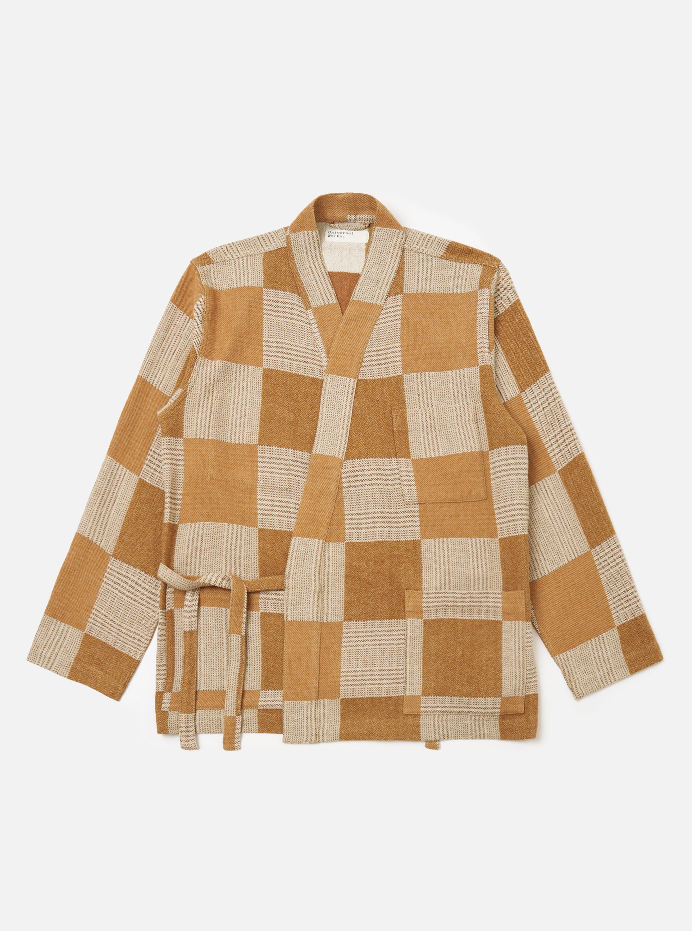 Men's Tan Patchwork Kyoto Kimono Work Jacket – Universal Works