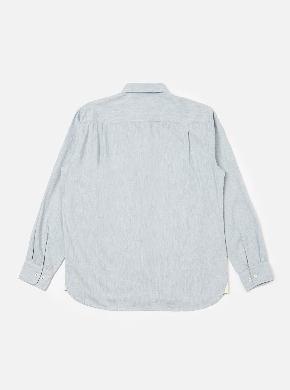 Sky Blue Brushed Organic Cotton Square Pocket Shirt